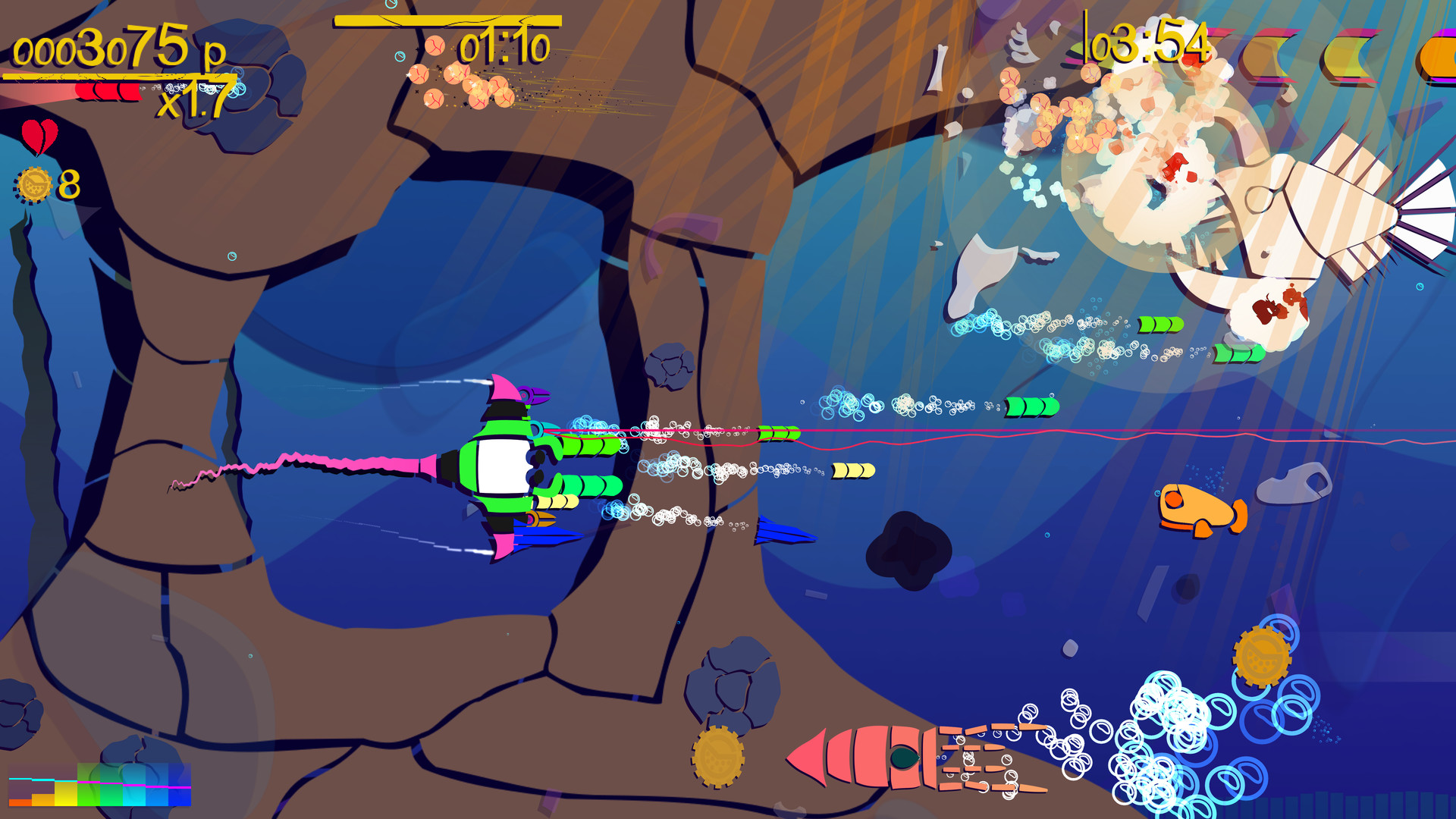 Скриншот из игры Bassline Sinker - 2