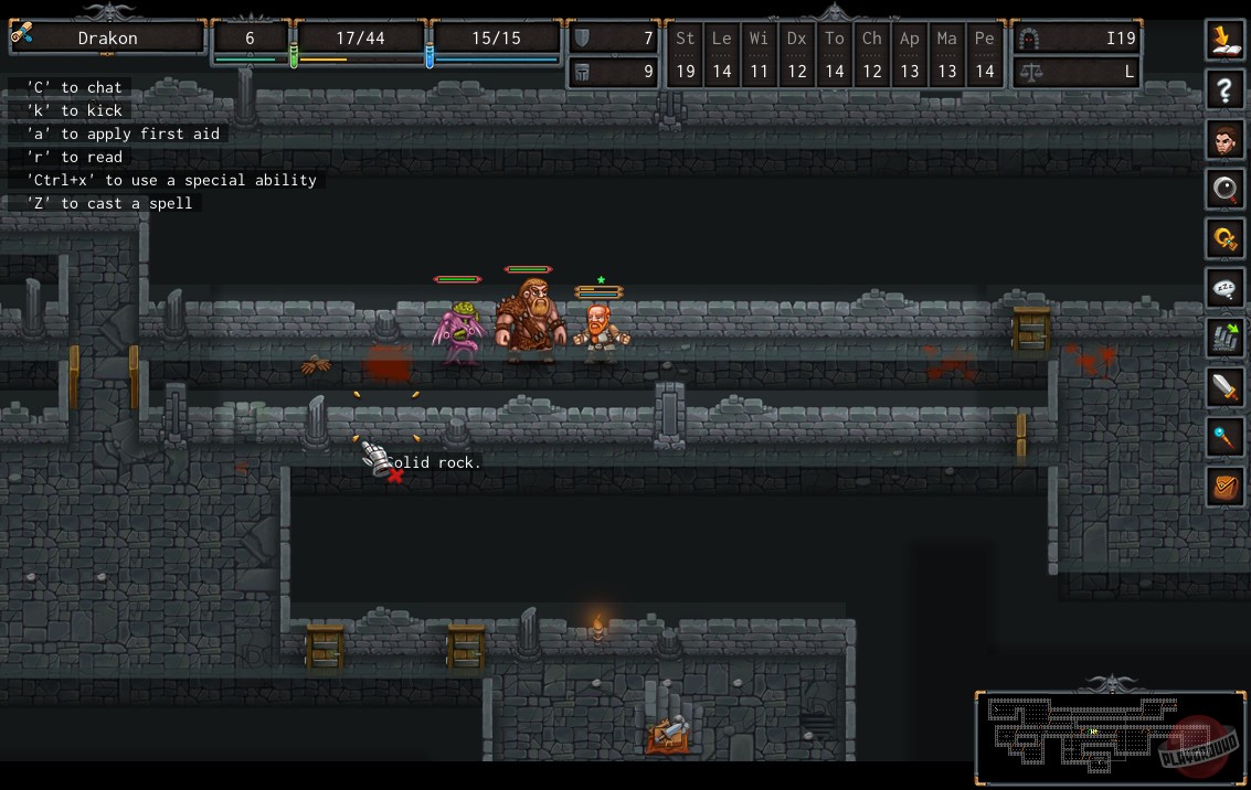 Скриншот из игры ADOM - 34