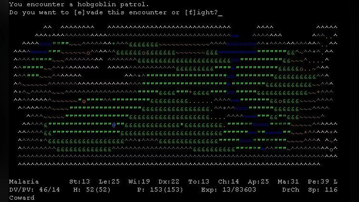 Скриншот из игры ADOM - 33