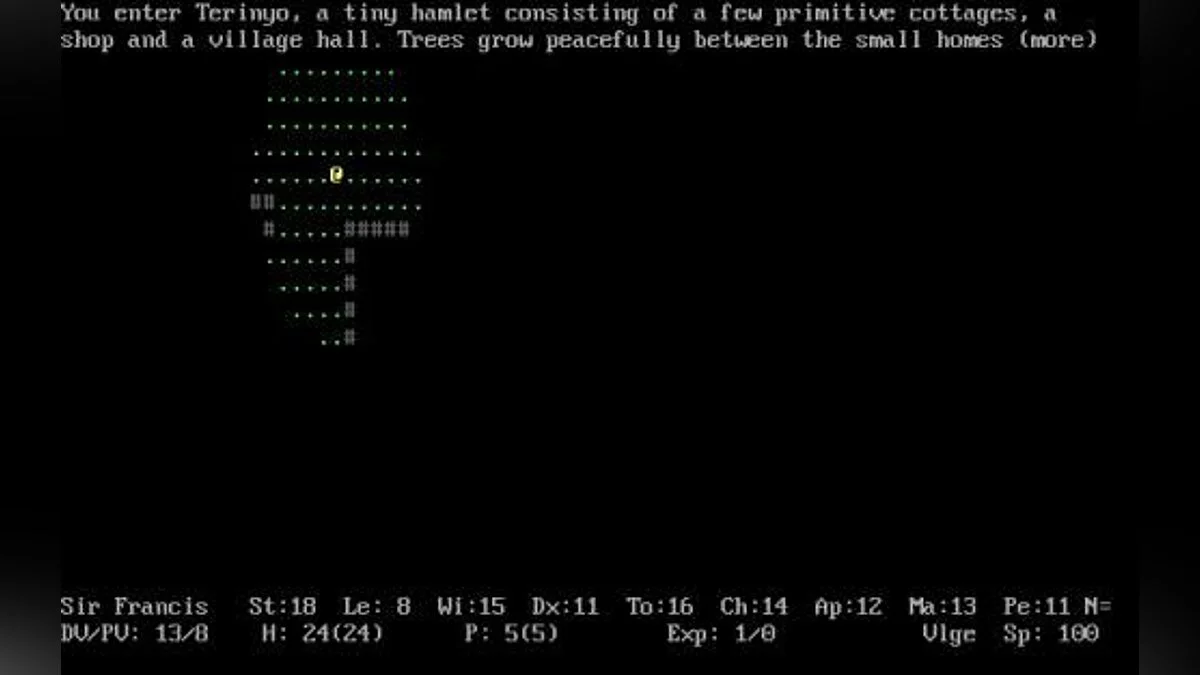 Скриншот из игры ADOM - 27
