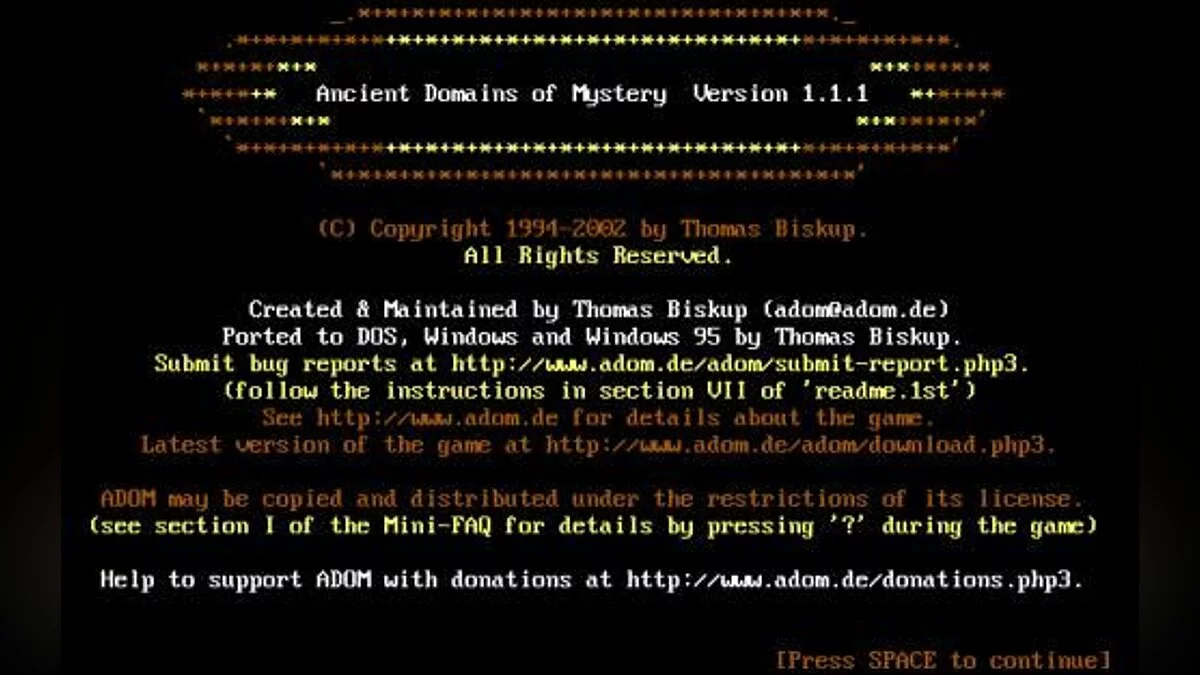 Скриншот из игры ADOM - 18