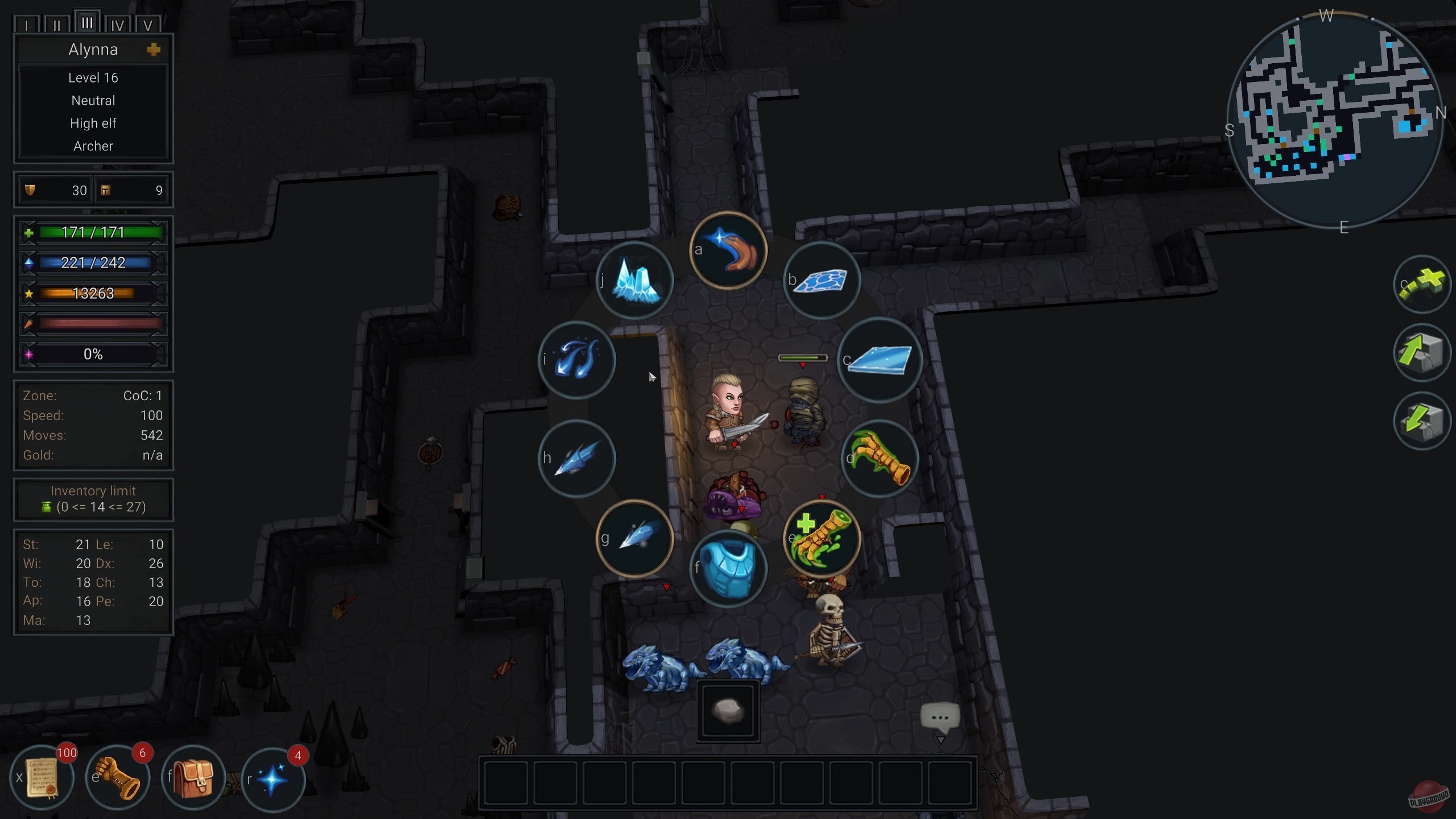 Скриншот из игры Ultimate ADOM - Caverns of Chaos - 45