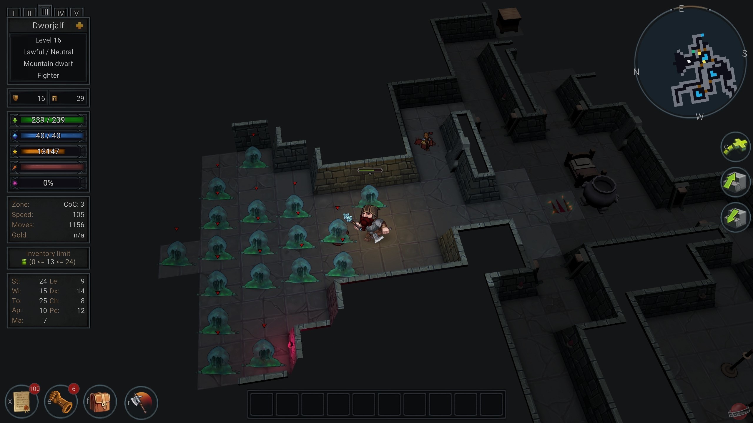 Скриншот из игры Ultimate ADOM - Caverns of Chaos - 29