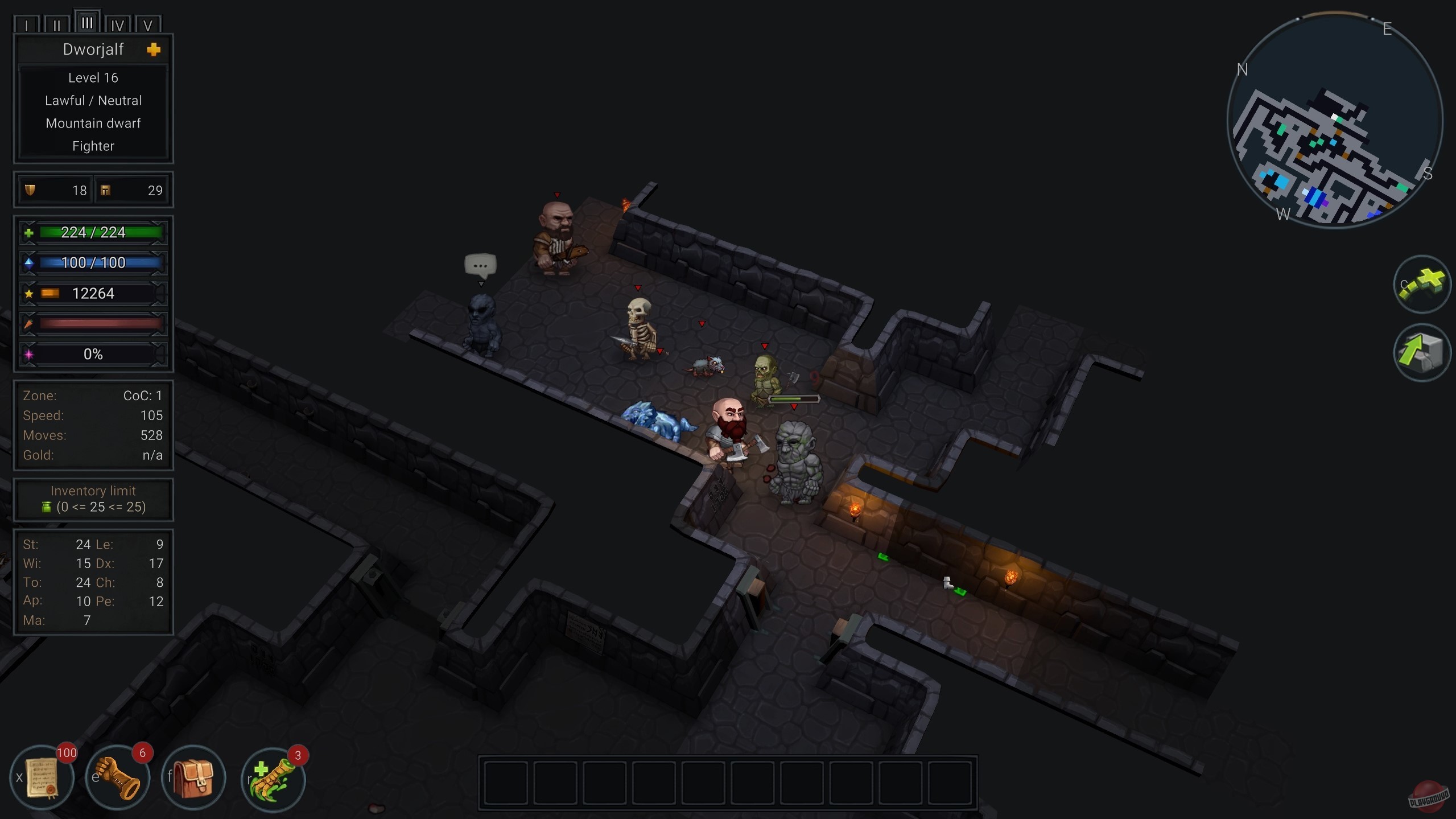 Скриншот из игры Ultimate ADOM - Caverns of Chaos - 27