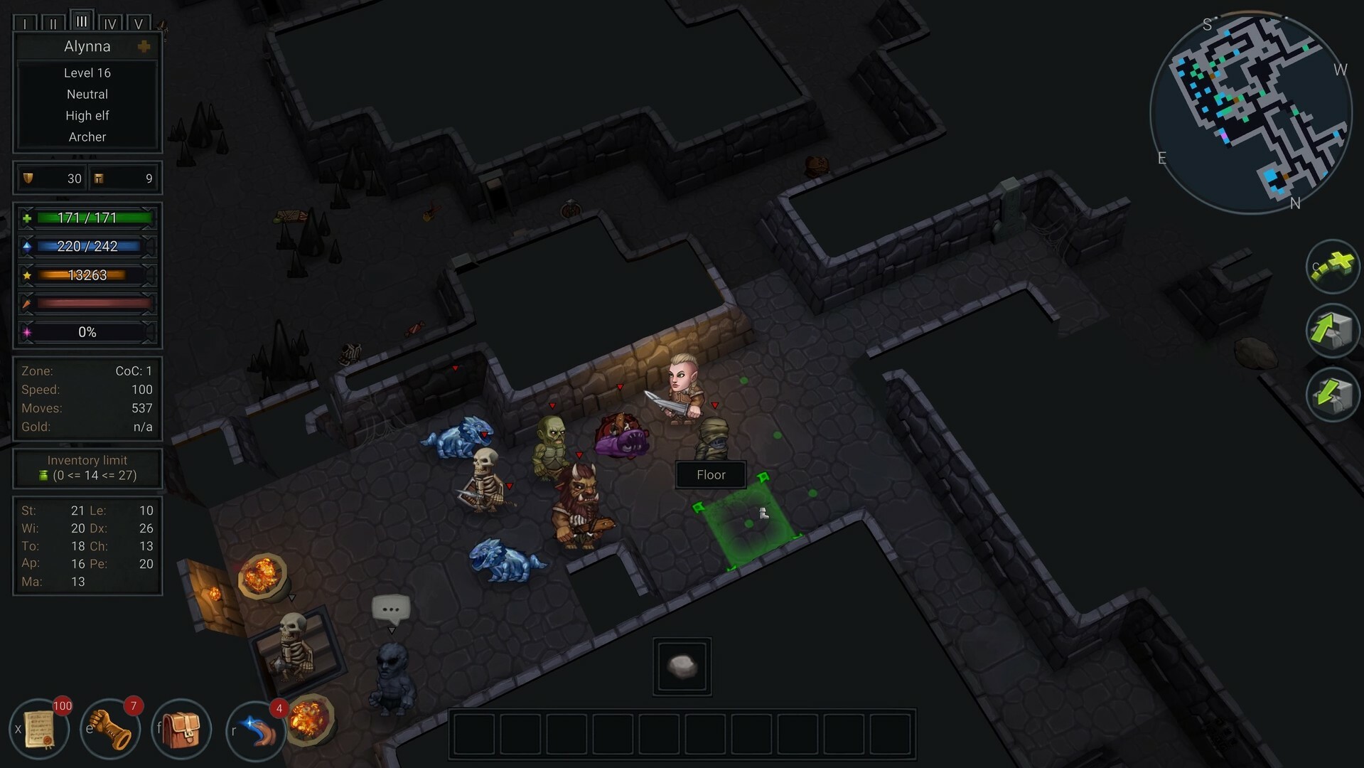 Скриншот из игры Ultimate ADOM - Caverns of Chaos - 35