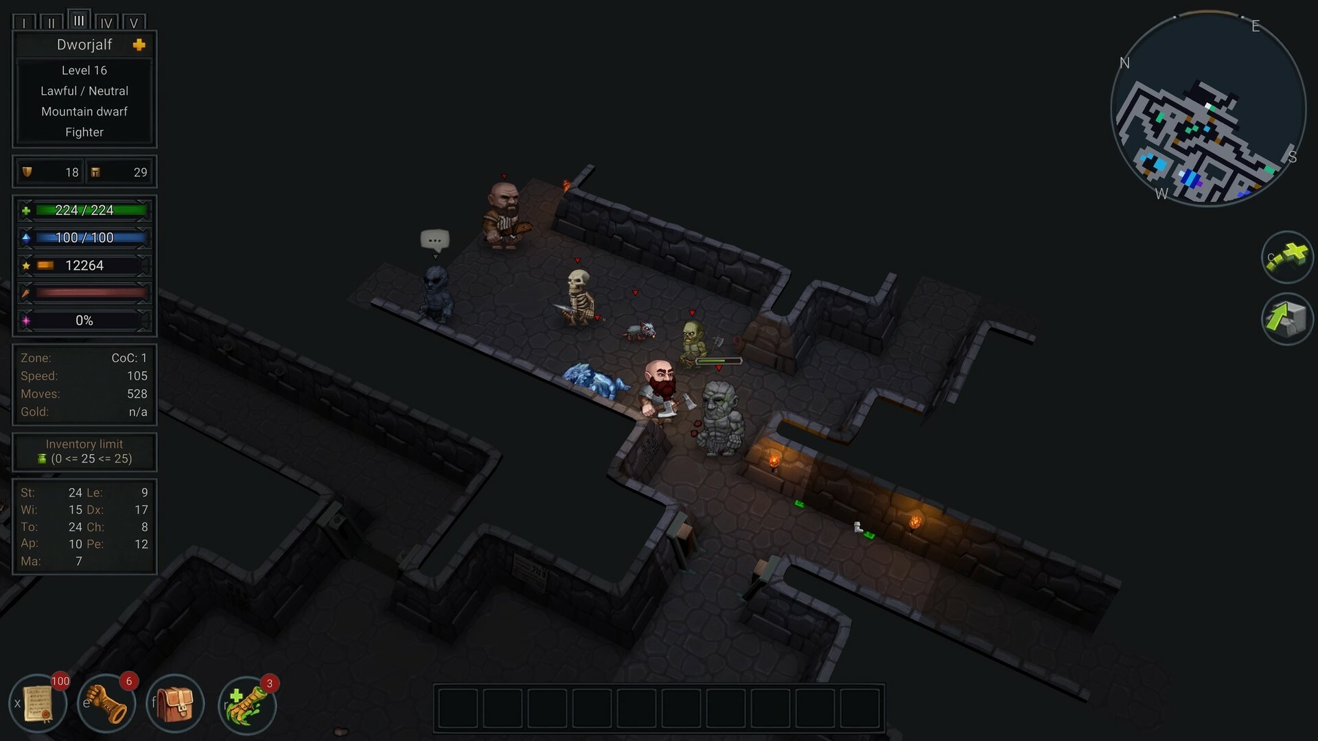 Скриншот из игры Ultimate ADOM - Caverns of Chaos - 22