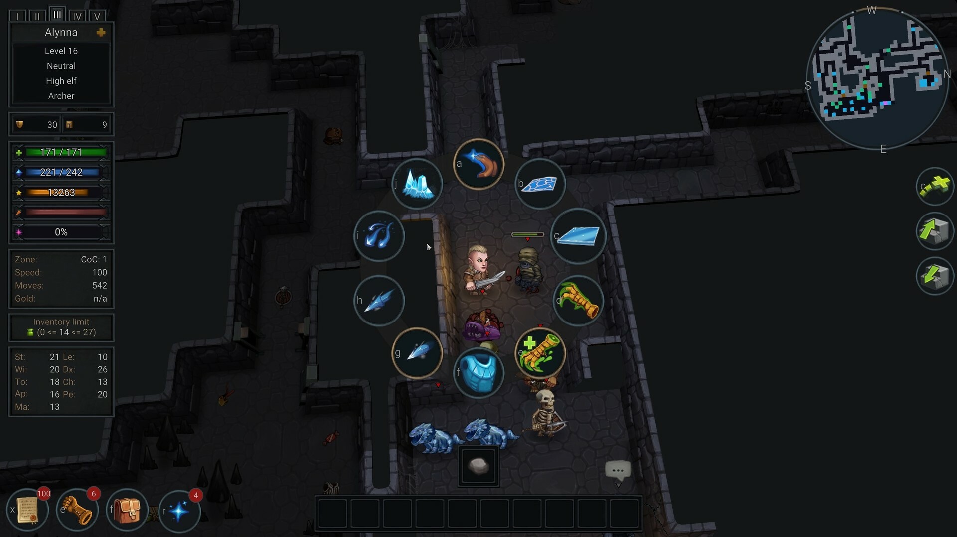 Скриншот из игры Ultimate ADOM - Caverns of Chaos - 26
