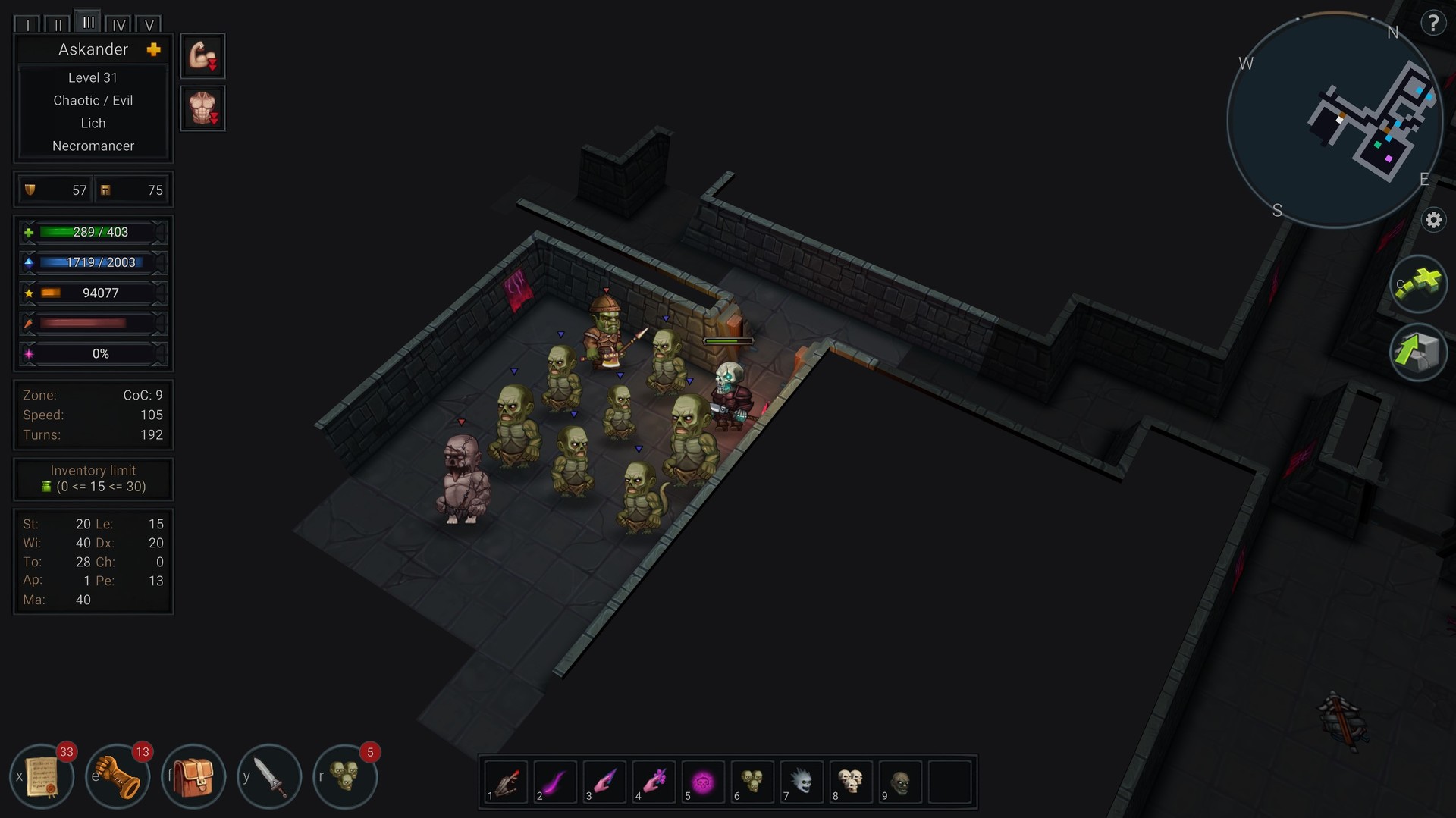 Скриншот из игры Ultimate ADOM - Caverns of Chaos - 34