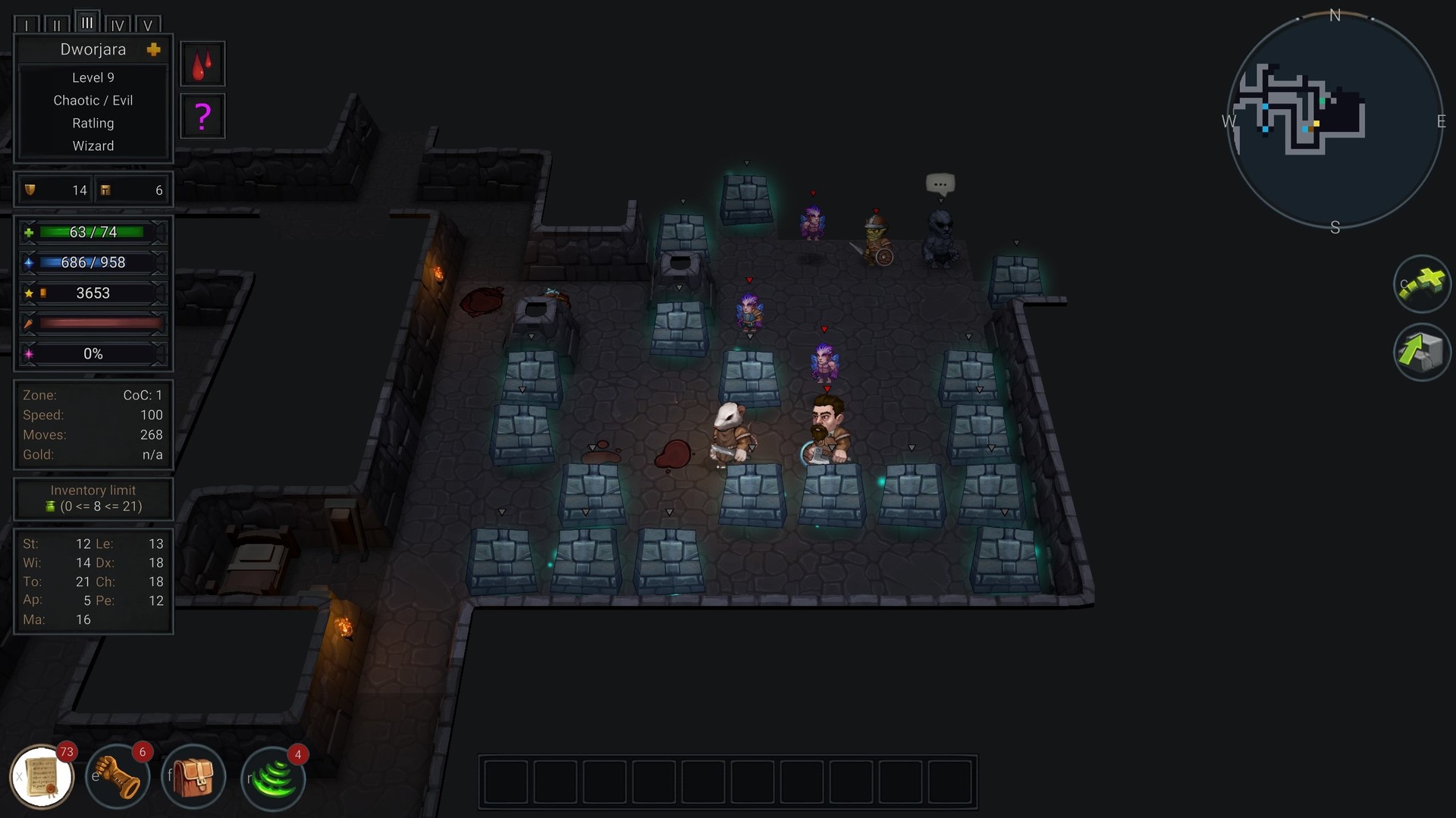 Скриншот из игры Ultimate ADOM - Caverns of Chaos - 41
