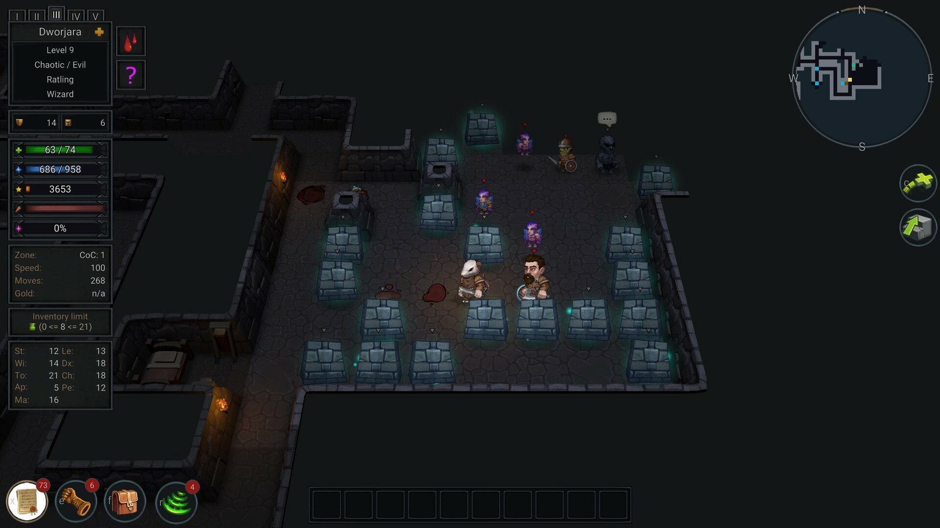 Скриншот из игры Ultimate ADOM - Caverns of Chaos - 38