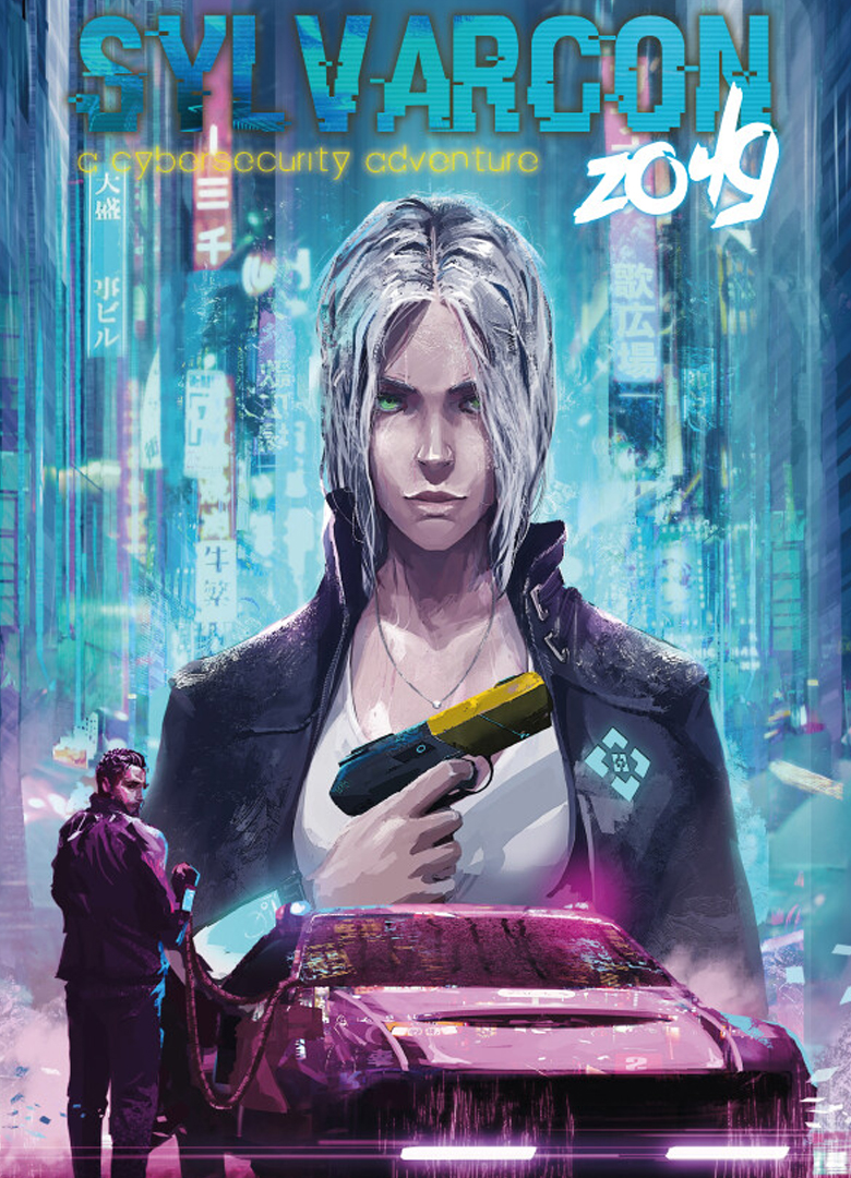 Обложка игры Sylvarcon 2049: A Cybersecurity Adventure
