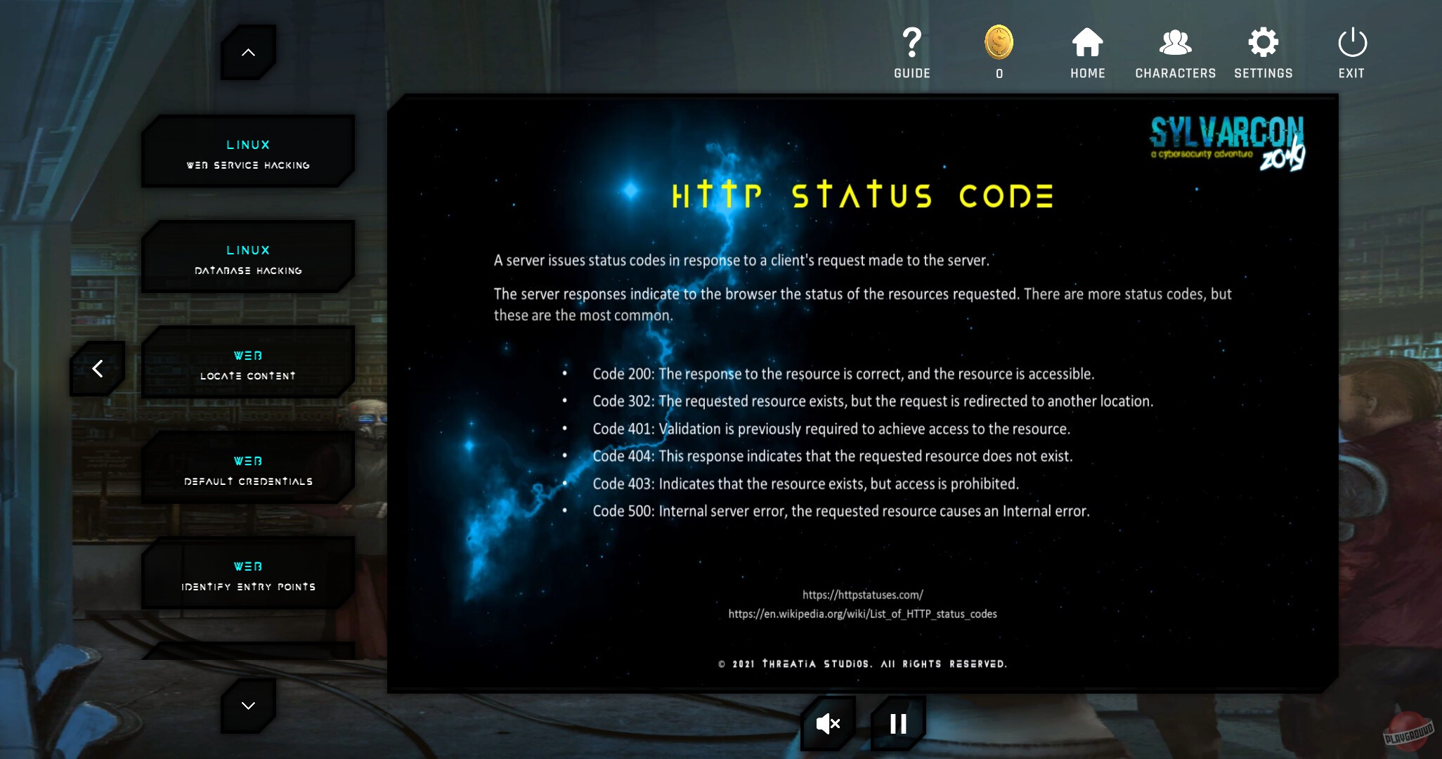 Скриншот из игры Sylvarcon 2049: A Cybersecurity Adventure - 6