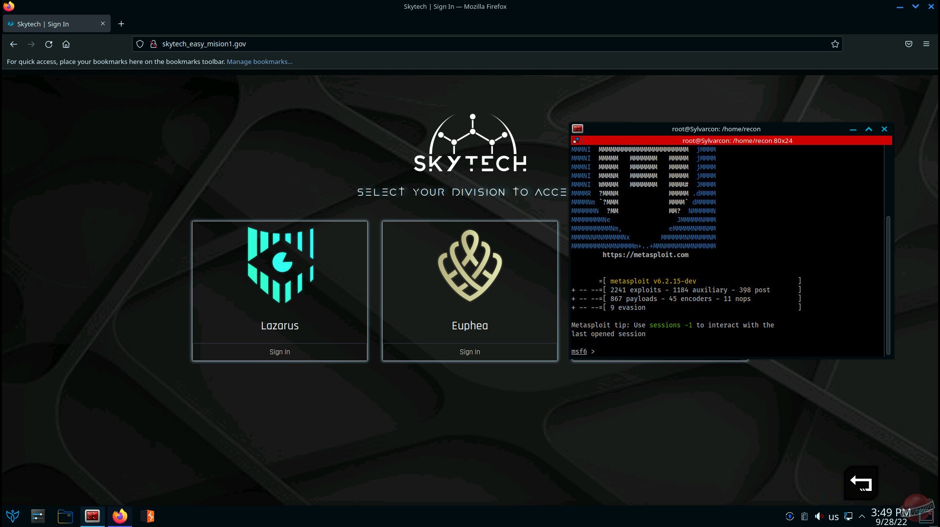 Скриншот из игры Sylvarcon 2049: A Cybersecurity Adventure - 3