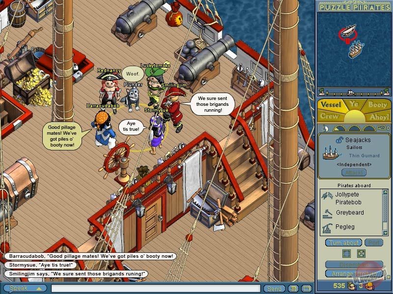 Скриншот из игры Puzzle Pirates - 21