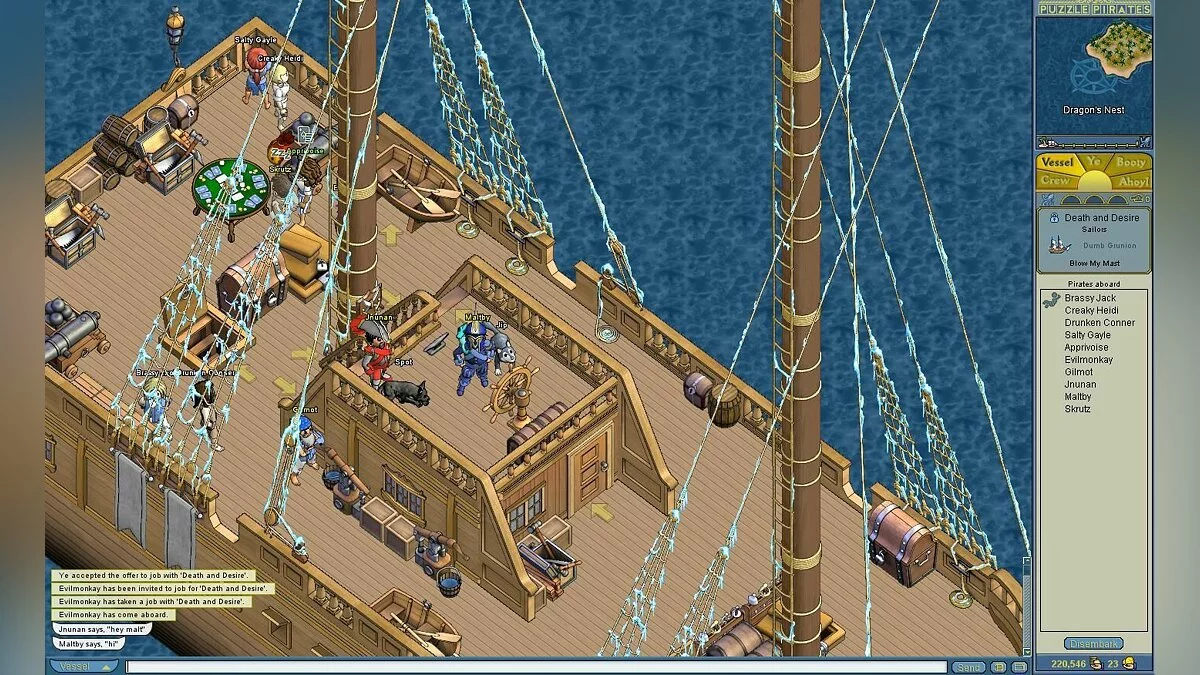 Скриншот из игры Puzzle Pirates - 35