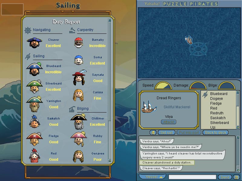Скриншот из игры Puzzle Pirates - 41