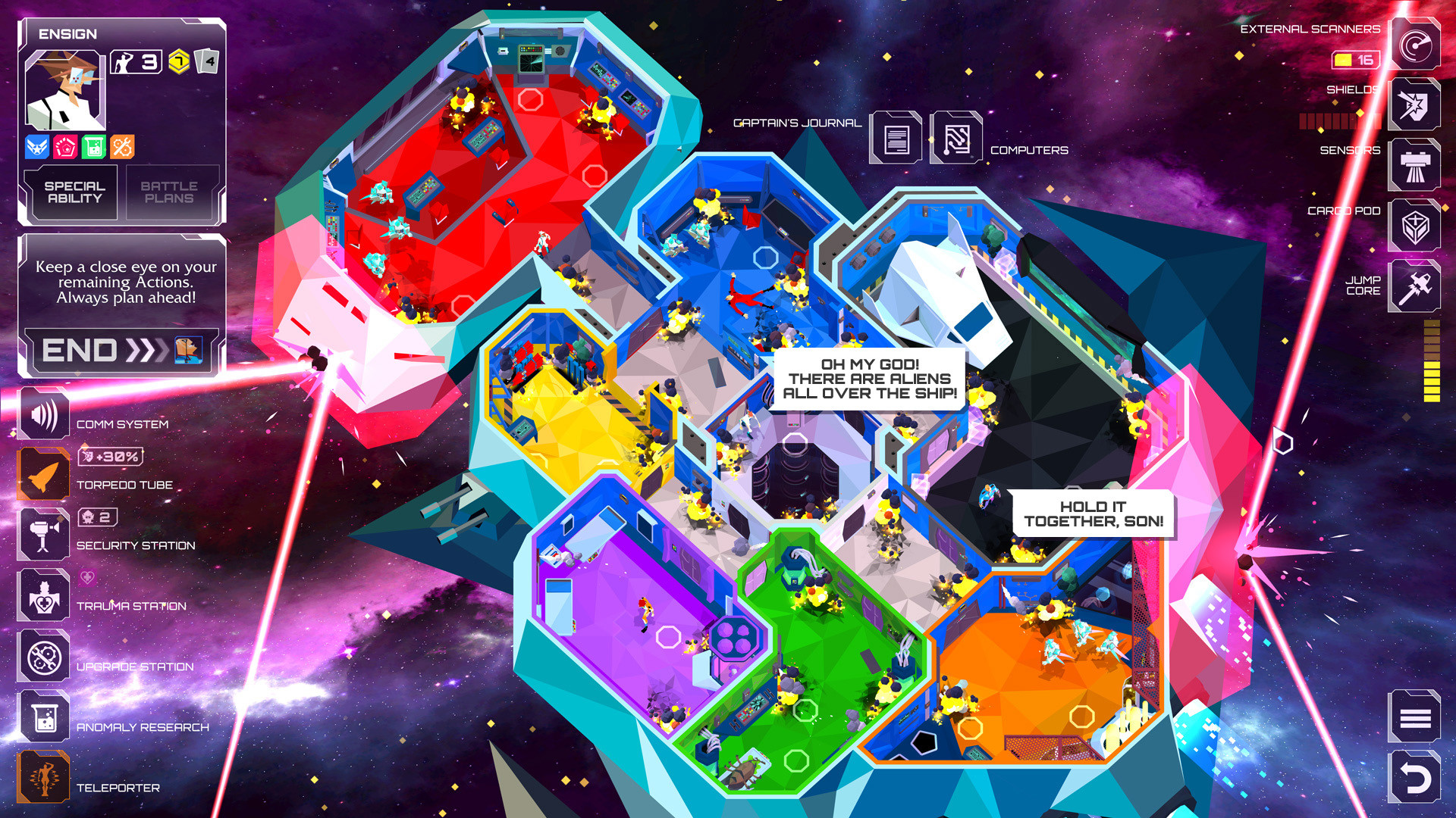 Скриншот из игры The Captain is Dead - 2