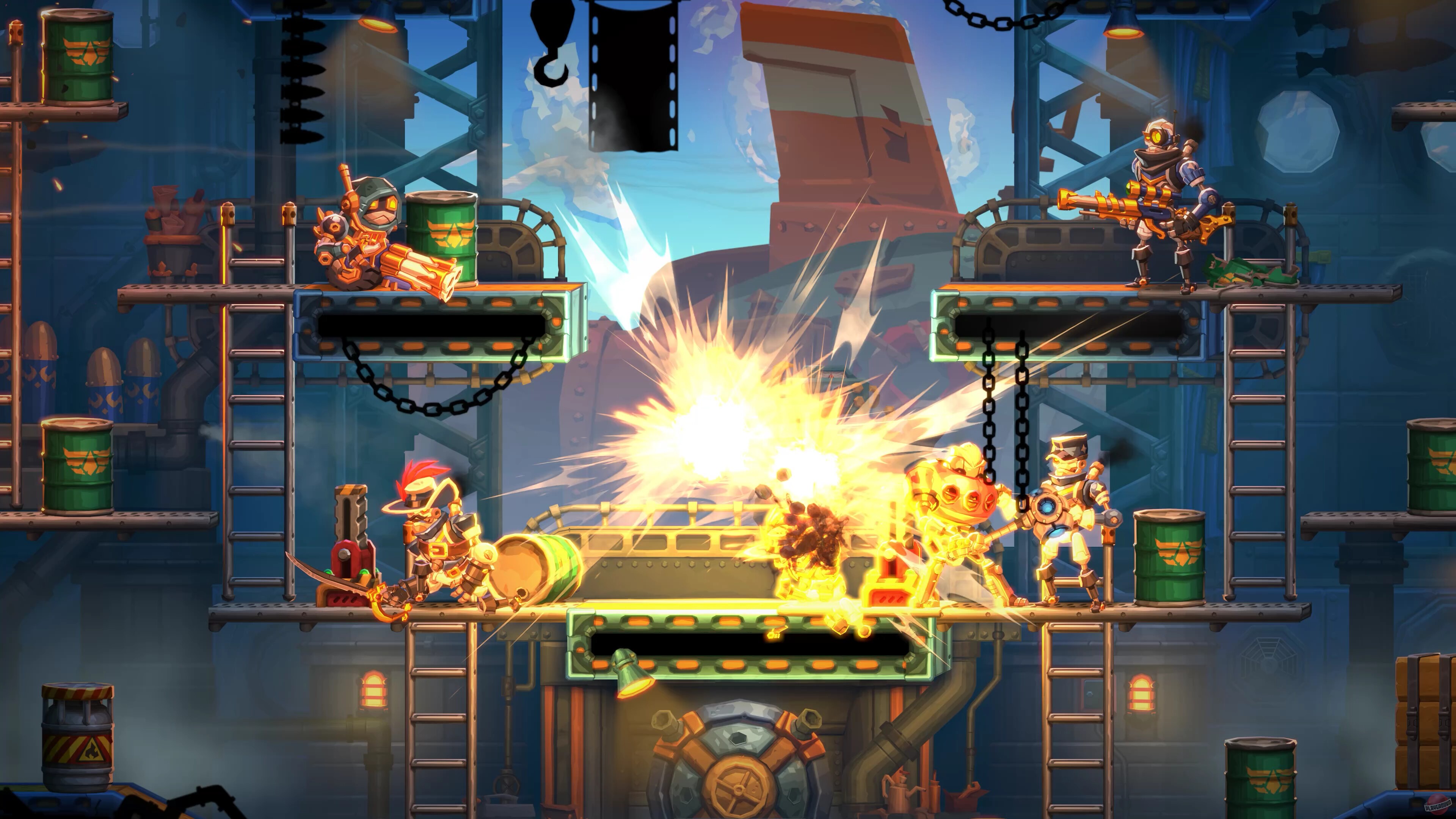 Скриншот из игры SteamWorld Heist 2 - 19