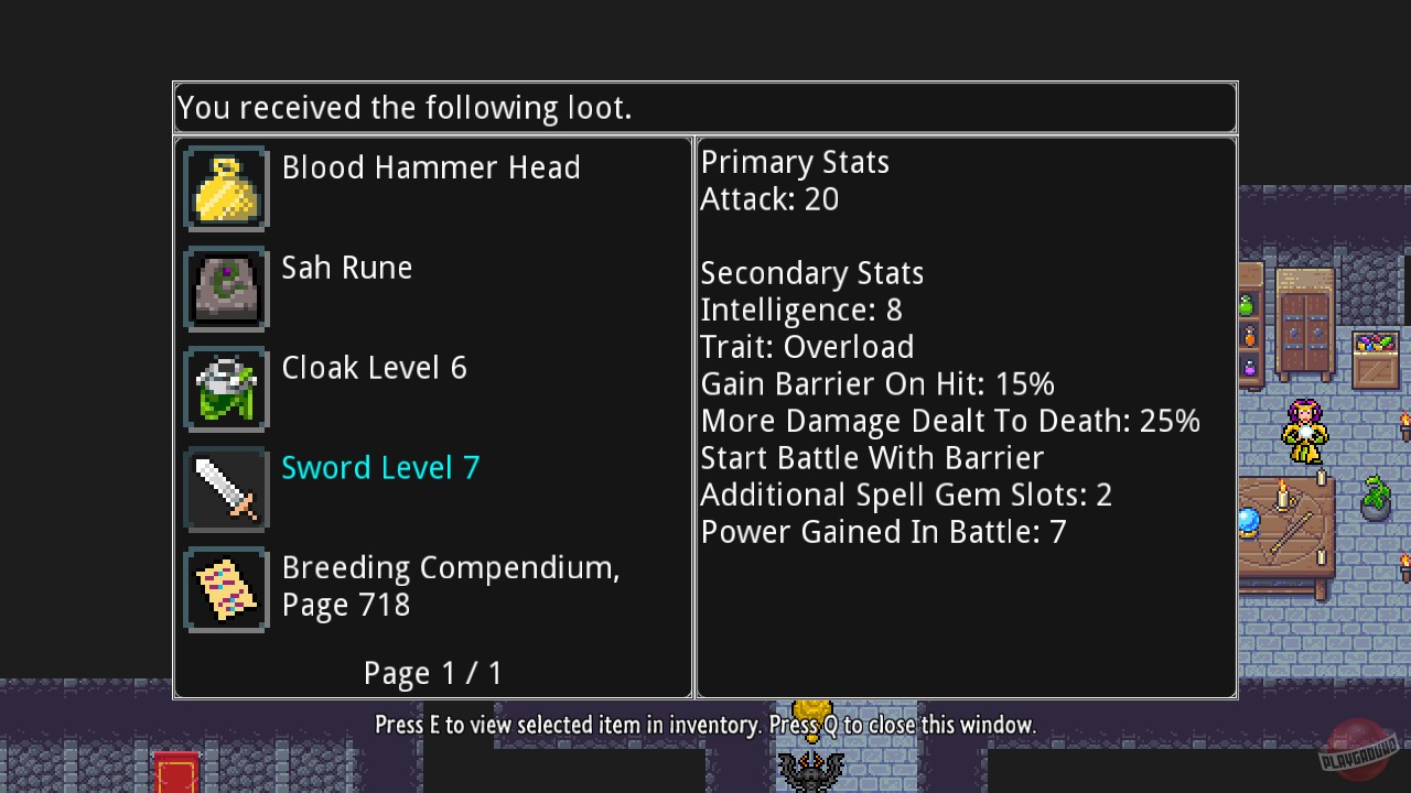 Скриншот из игры Siralim 2 - 47