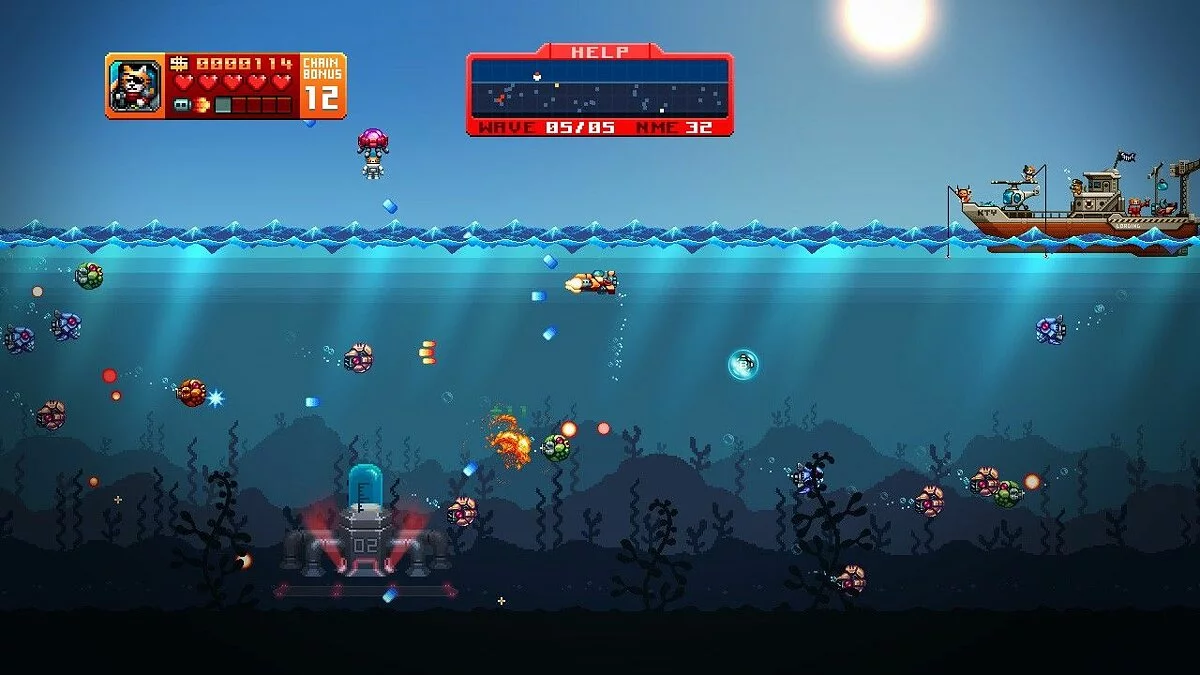 Скриншот из игры Aqua Kitty - 10