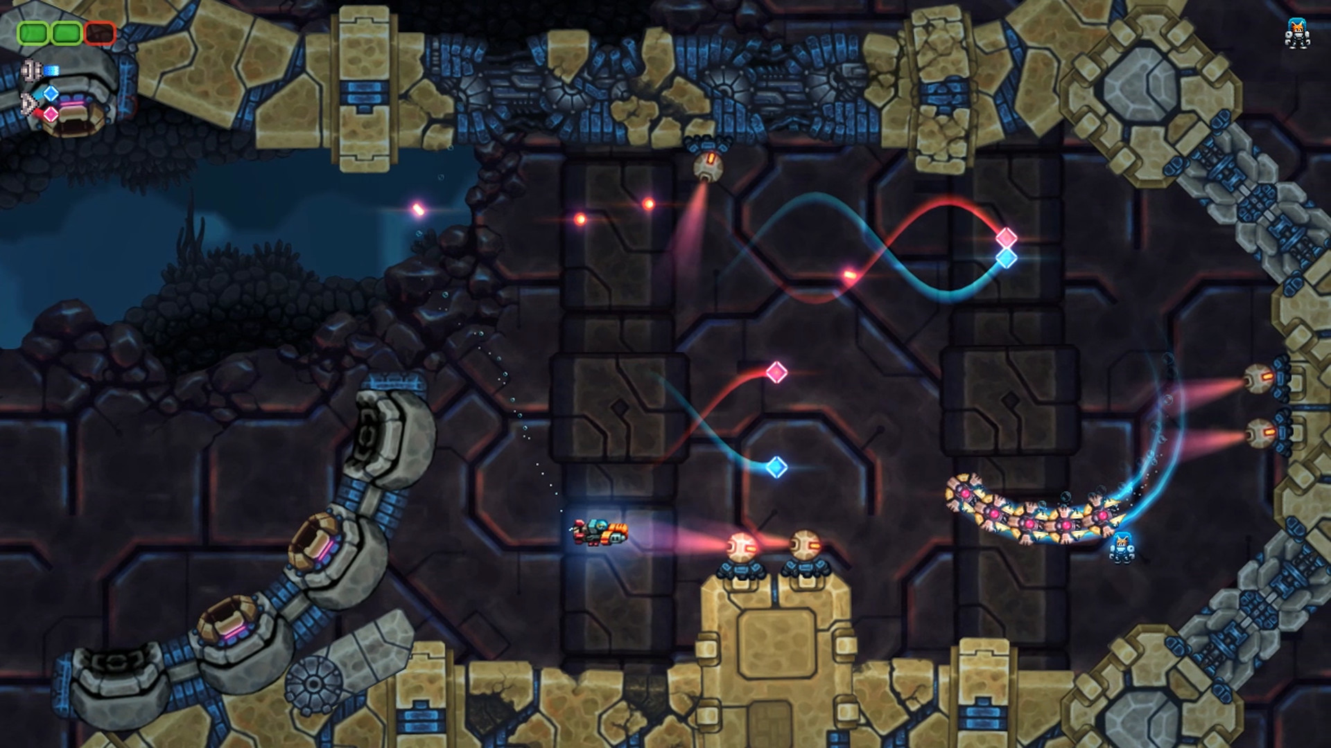 Скриншот из игры Astro Aqua Kitty - 18