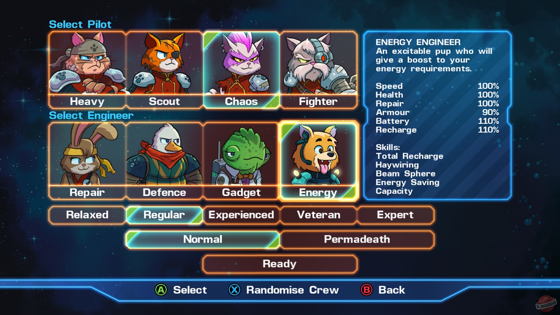 Скриншот из игры Astro Aqua Kitty - 19