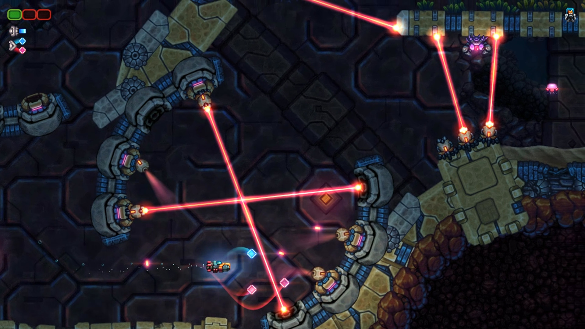 Скриншот из игры Astro Aqua Kitty - 5