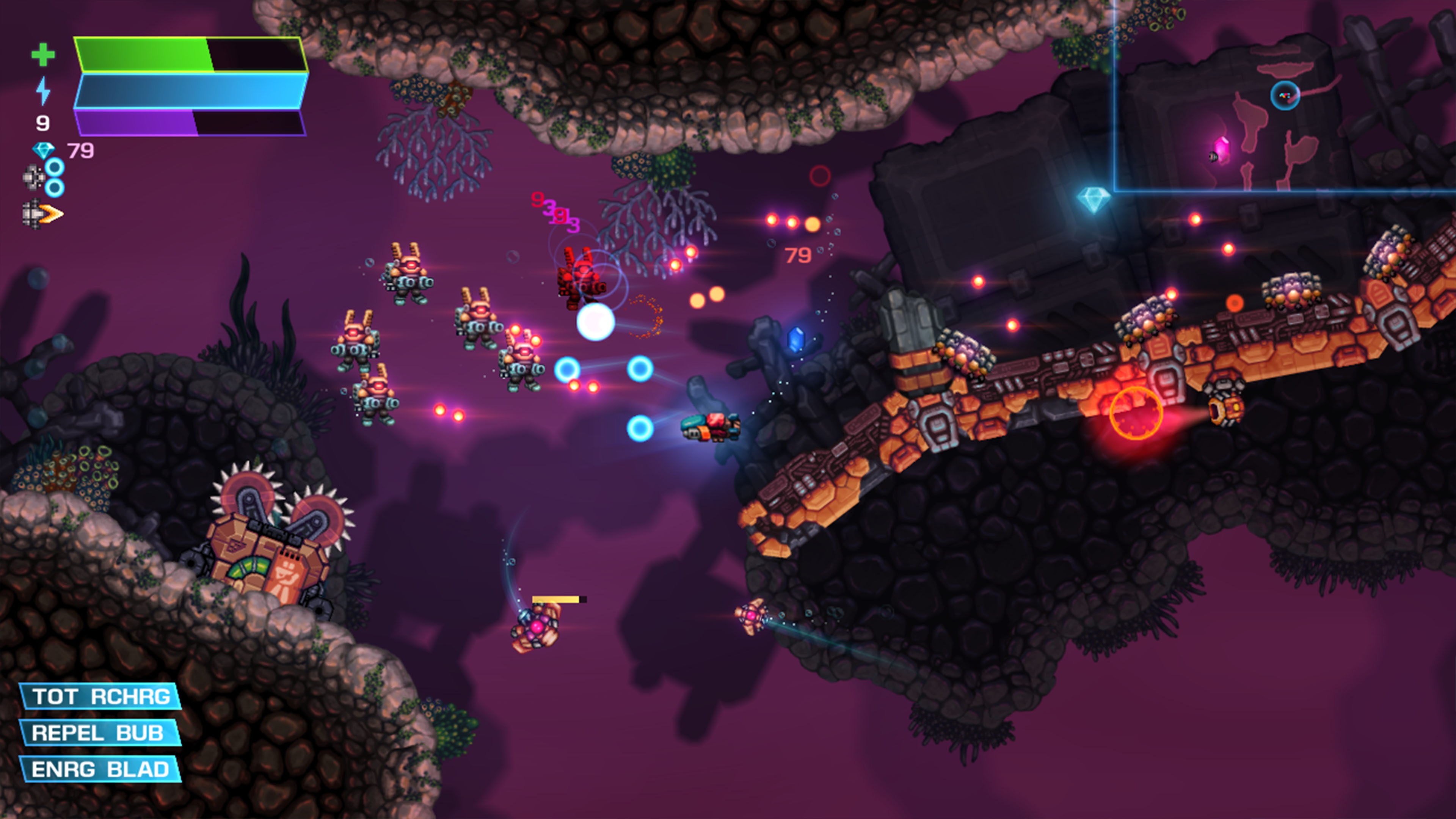 Скриншот из игры Astro Aqua Kitty - 35