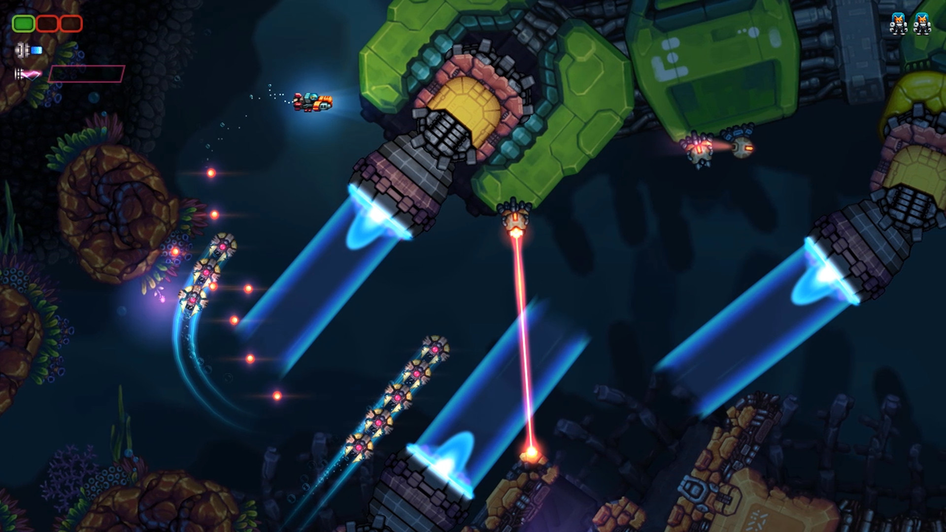 Скриншот из игры Astro Aqua Kitty - 13