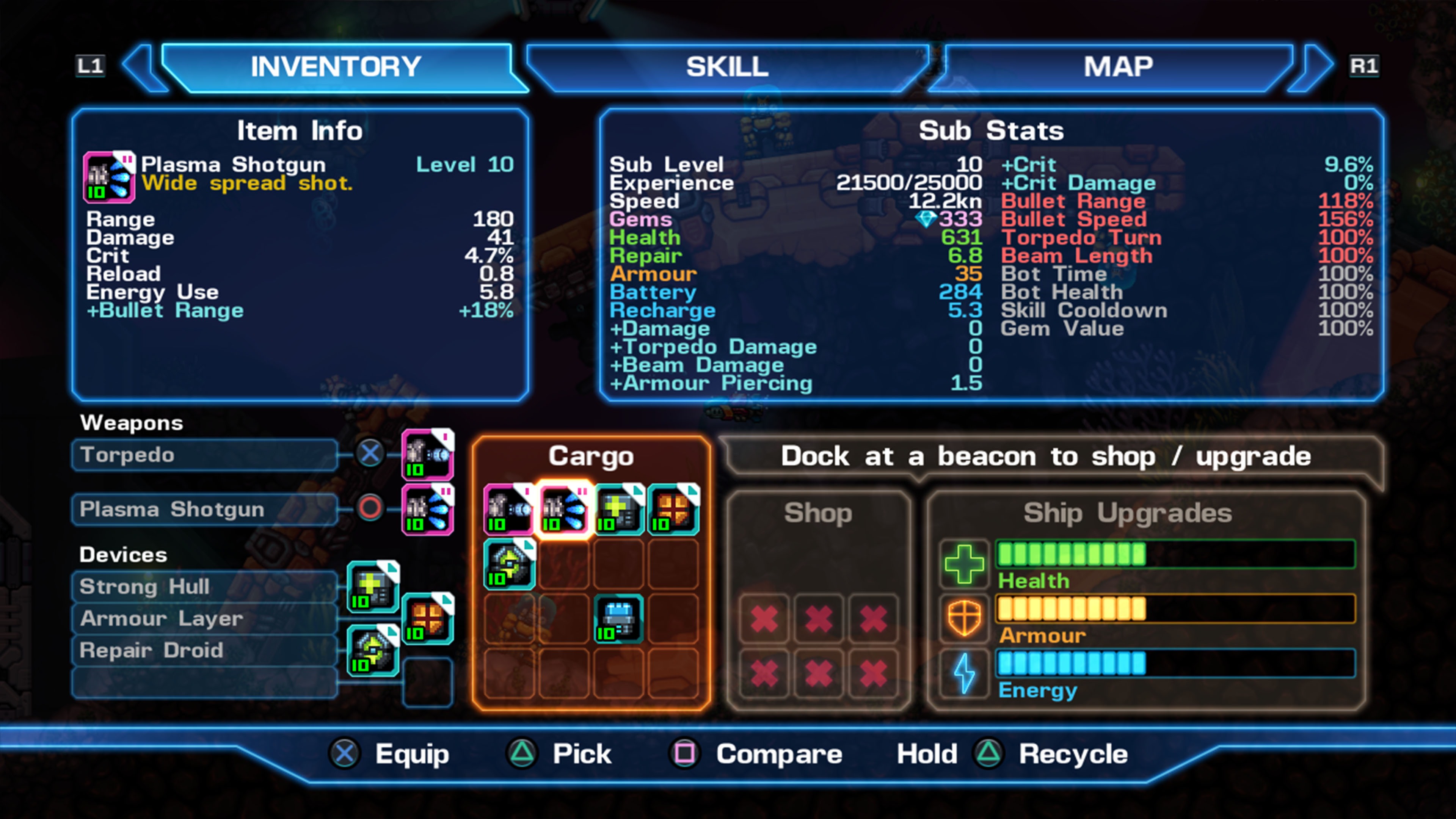 Скриншот из игры Astro Aqua Kitty - 27