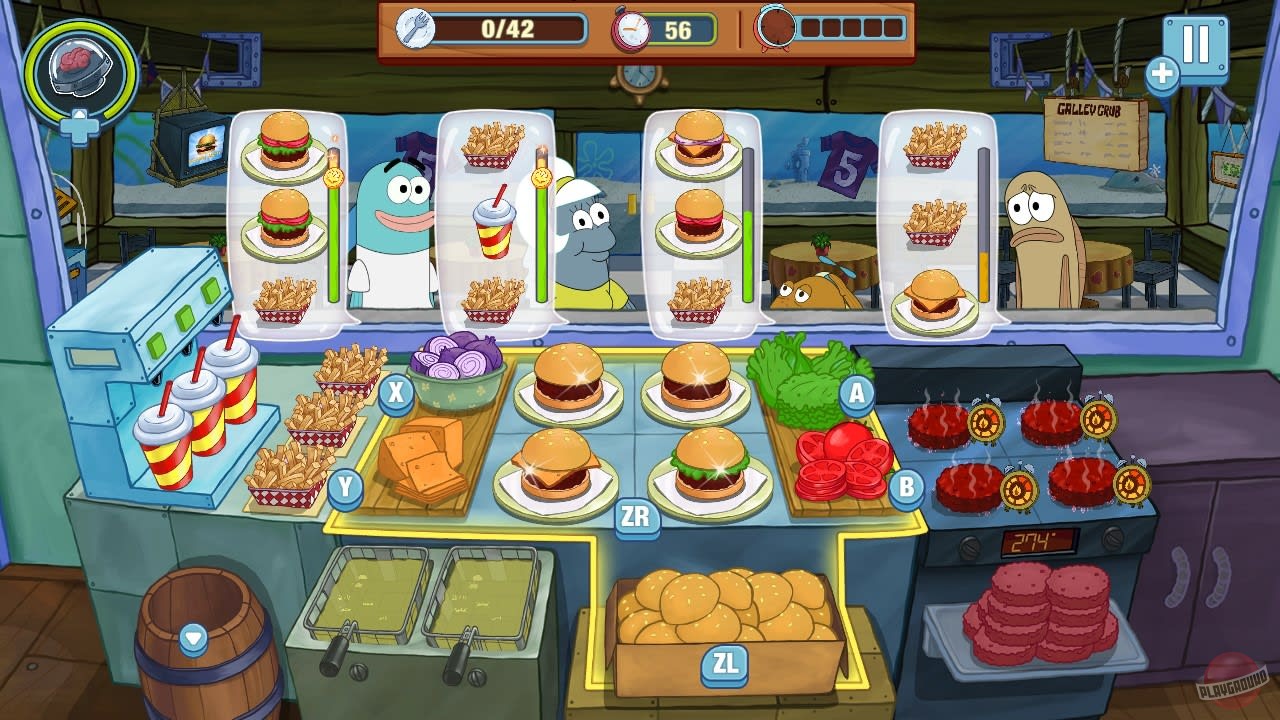 Скриншот из игры SpongeBob: Krusty Cook-Off - 6