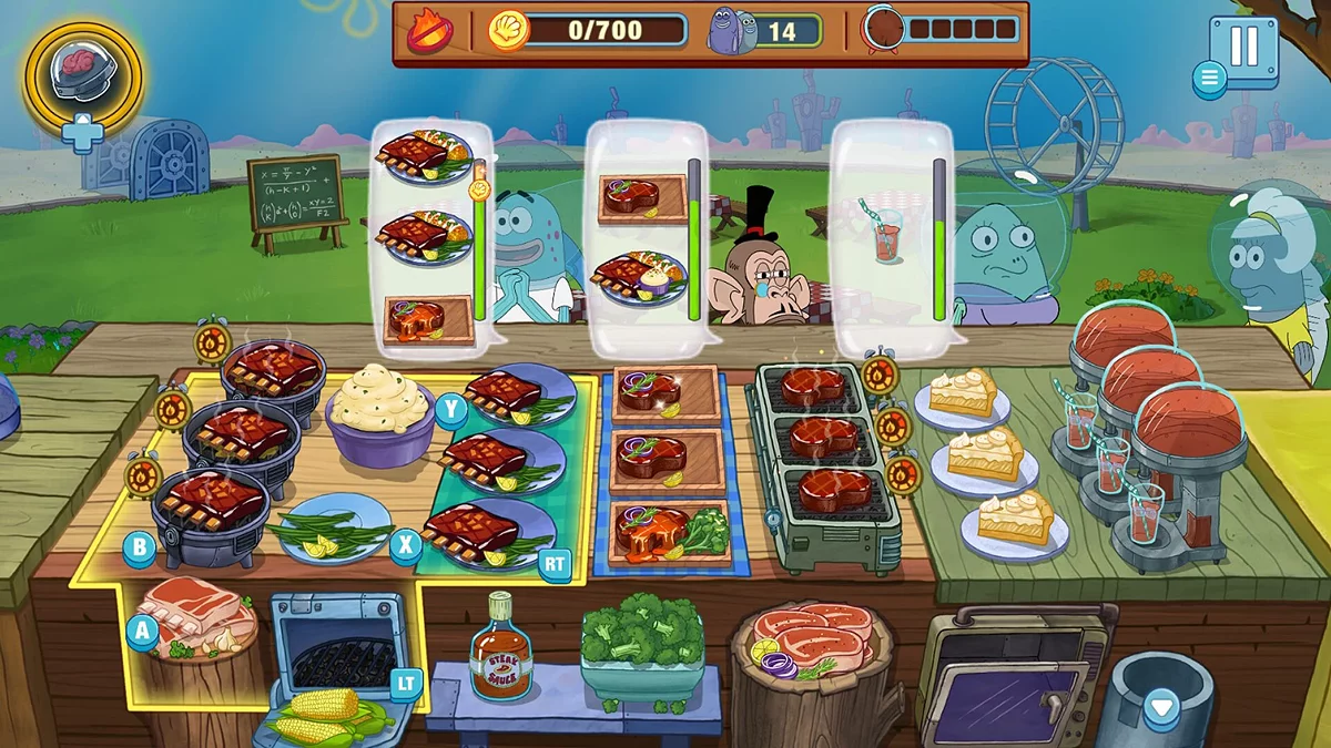 Скриншот из игры SpongeBob: Krusty Cook-Off - 3