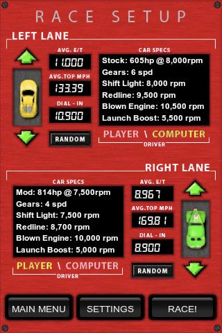 Скриншот из игры Holeshot Drag Racing - 3