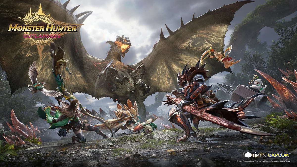 Скриншот из игры Monster Hunter: Outlanders - 2