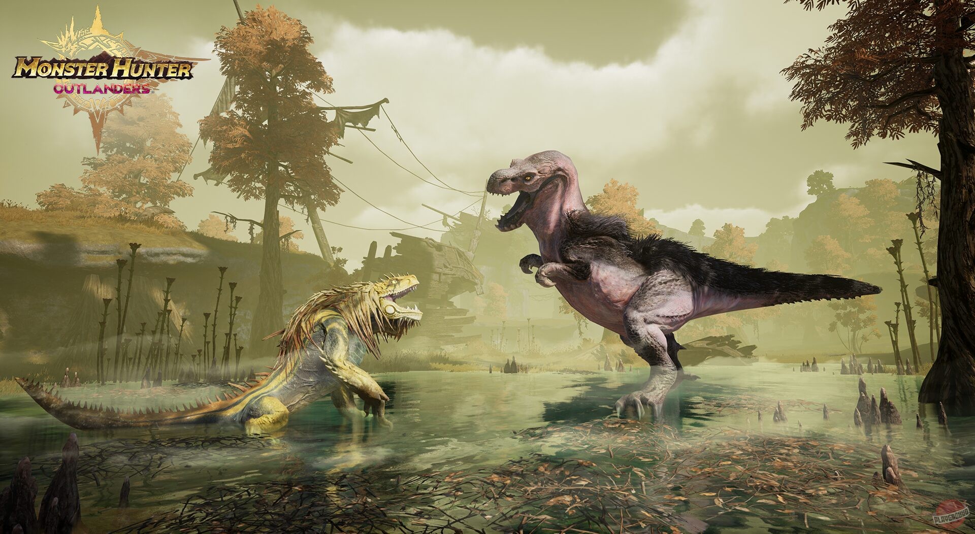 Скриншот из игры Monster Hunter: Outlanders - 12