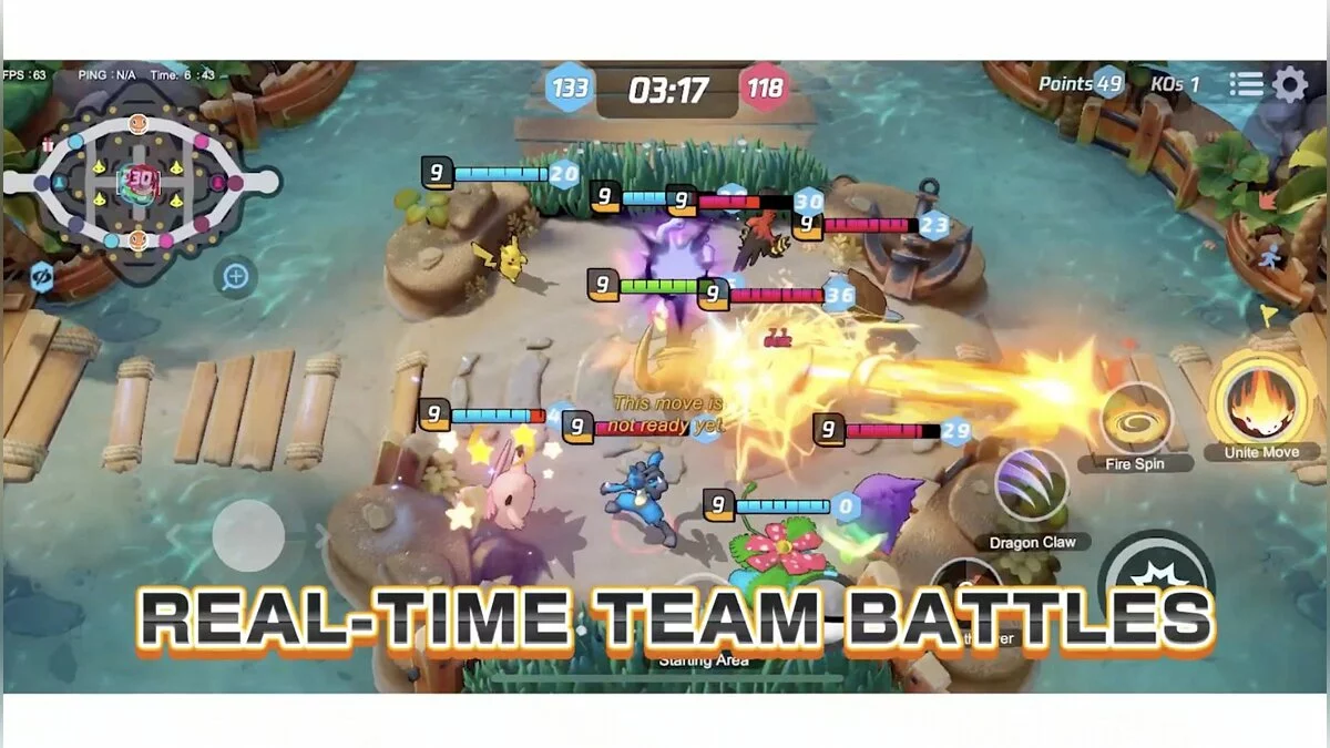 Скриншот из игры Pokemon Unite - 4