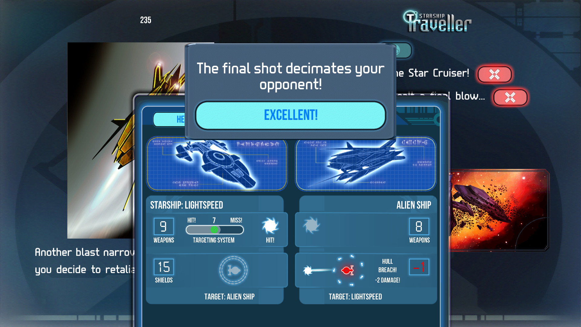 Скриншот из игры Starship Traveller - 9