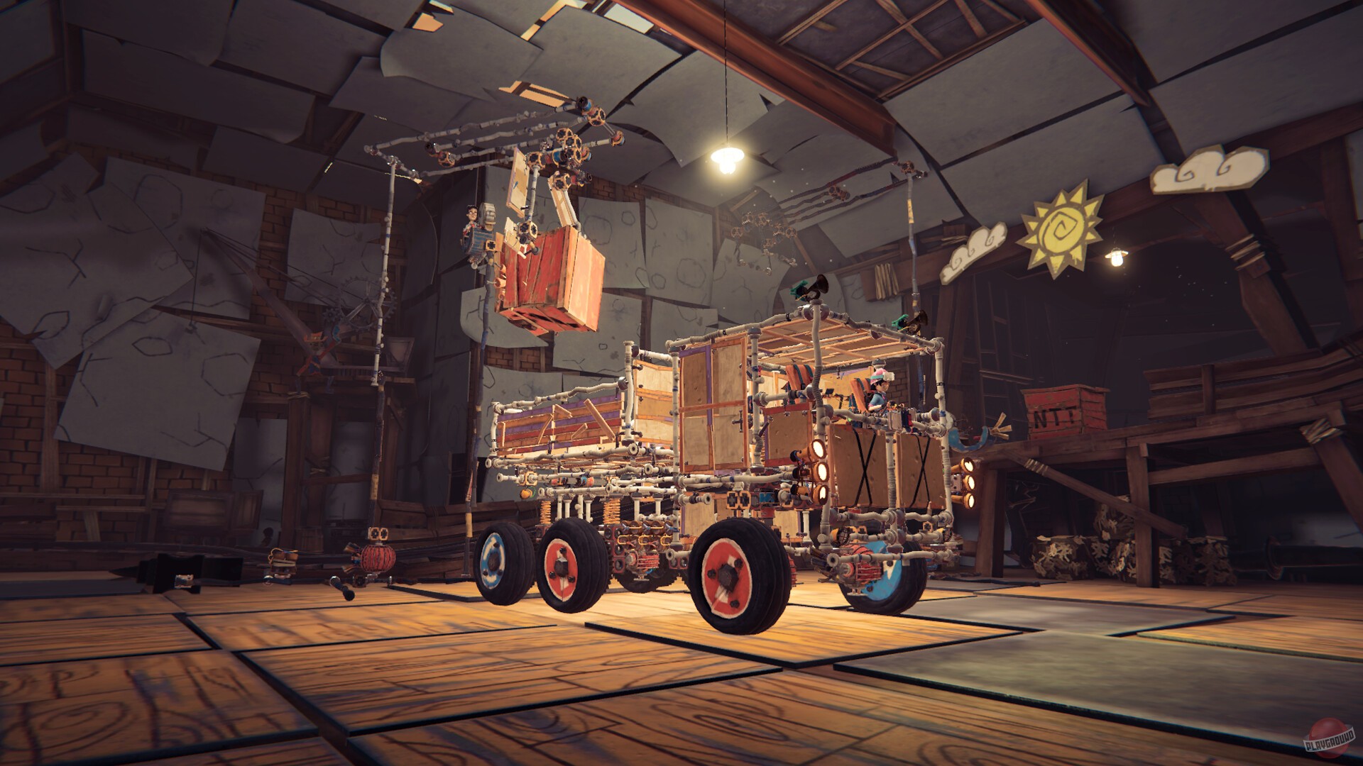 Скриншот из игры Hello Engineer: Scrap Machines Constructor - 3