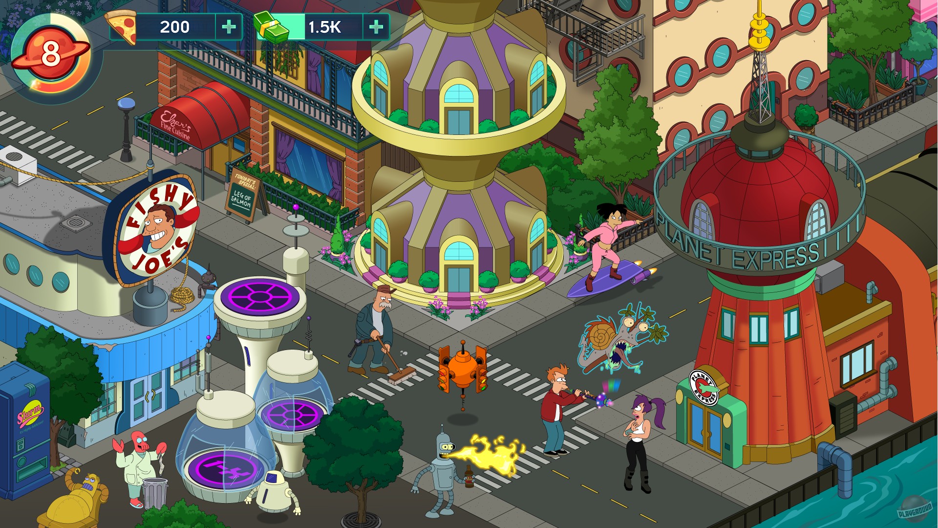 Скриншот из игры Futurama: Worlds of Tomorrow - 11