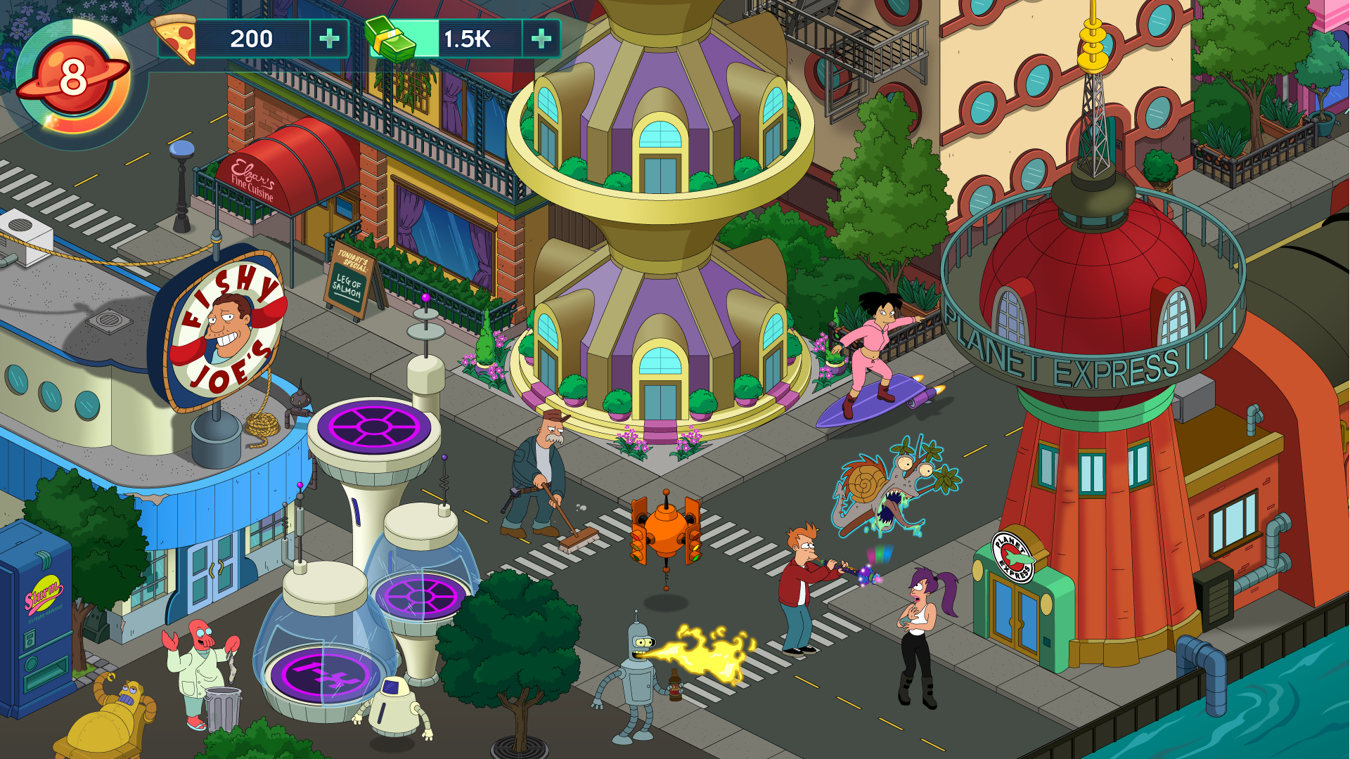 Скриншот из игры Futurama: Worlds of Tomorrow - 1