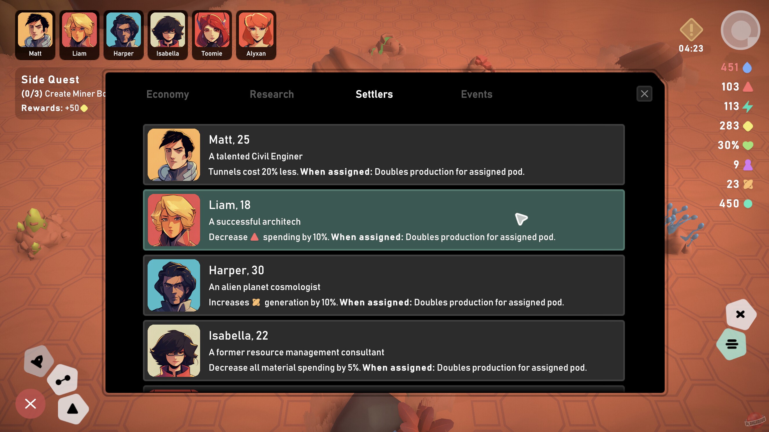 Скриншот из игры Stellar Settlers: Space Base Builder - 75