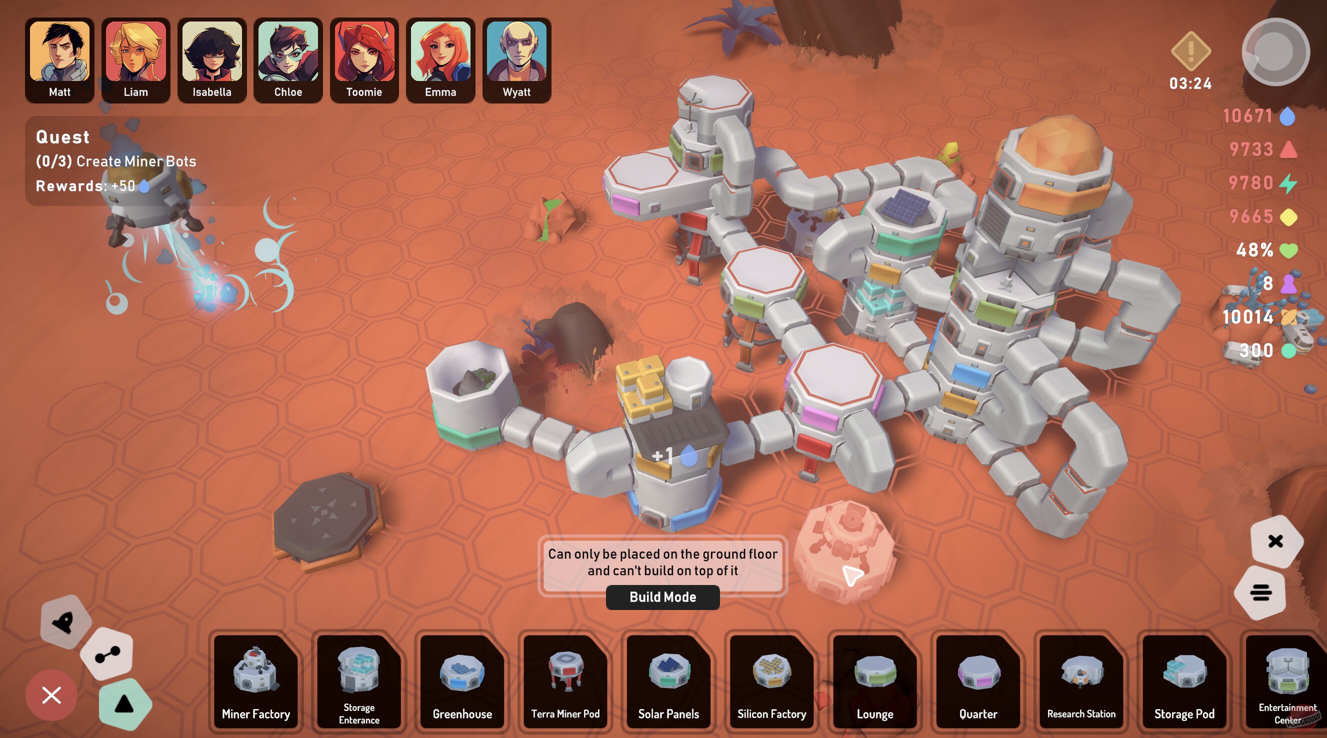 Скриншот из игры Stellar Settlers: Space Base Builder - 58