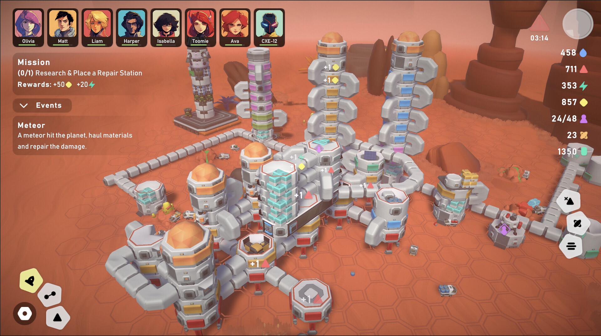 Скриншот из игры Stellar Settlers: Space Base Builder - 83