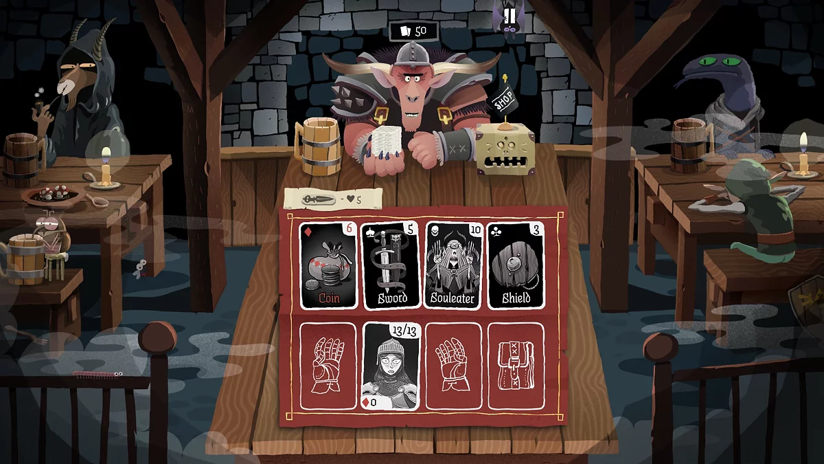 Скриншот из игры Card Crawl - 21