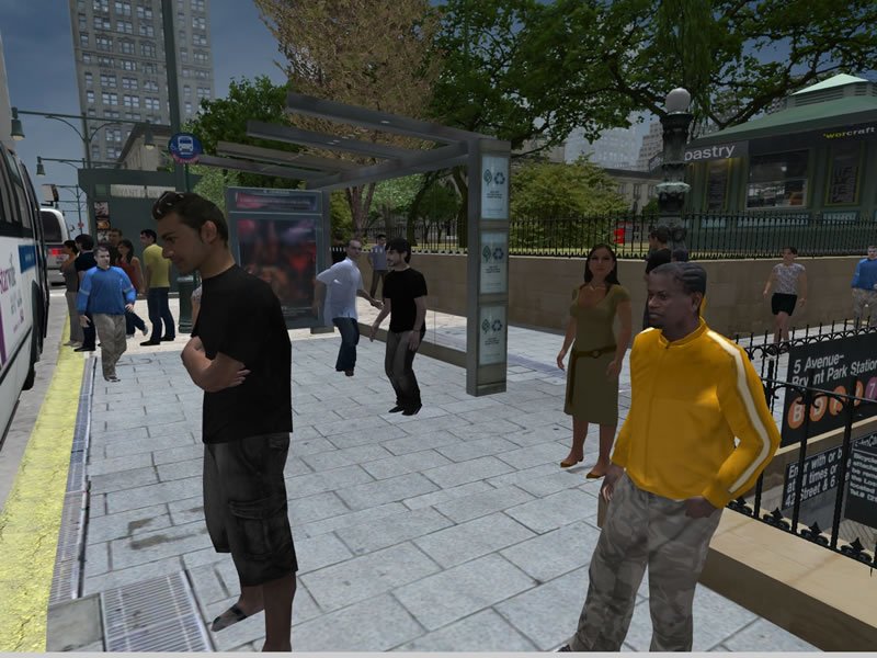 Скриншот из игры City Bus Simulator 2010 New York - 5