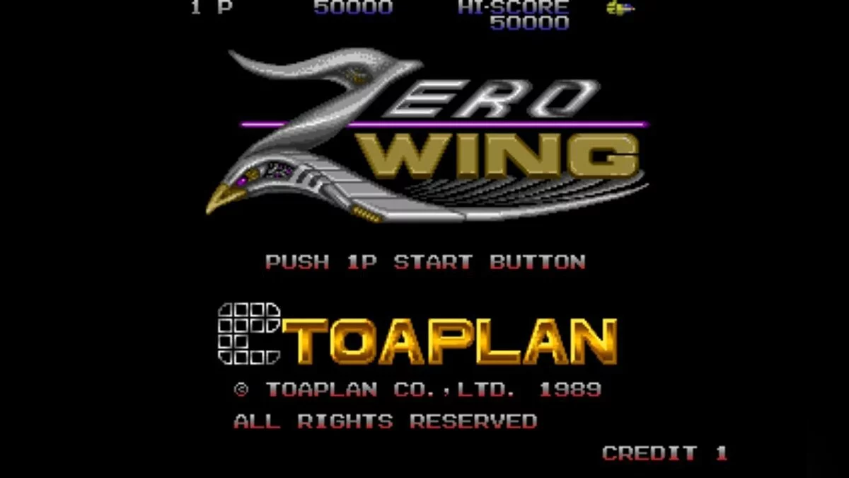 Скриншот из игры Zero Wing - 1