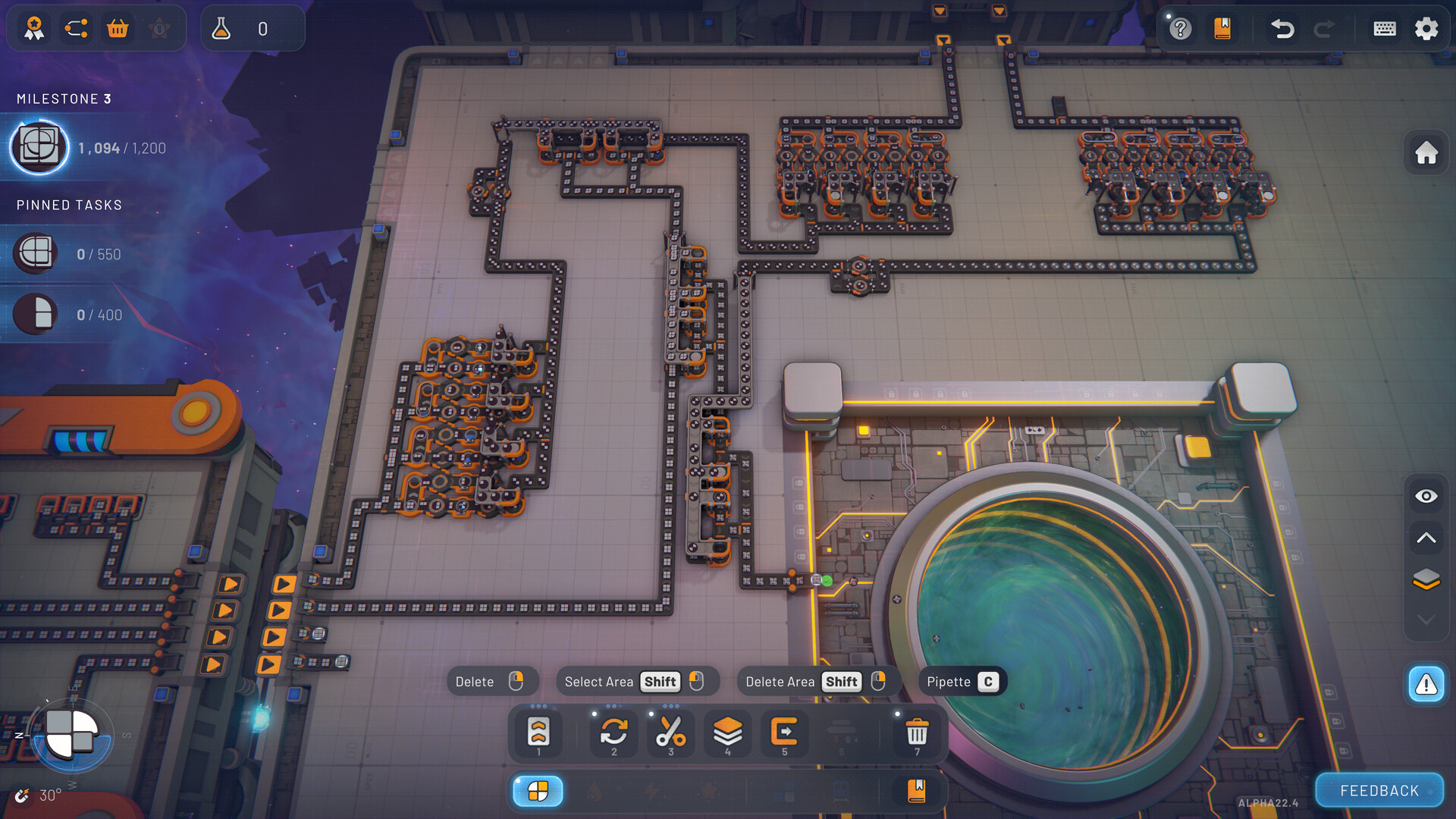 Скриншот из игры shapez 2 - 4