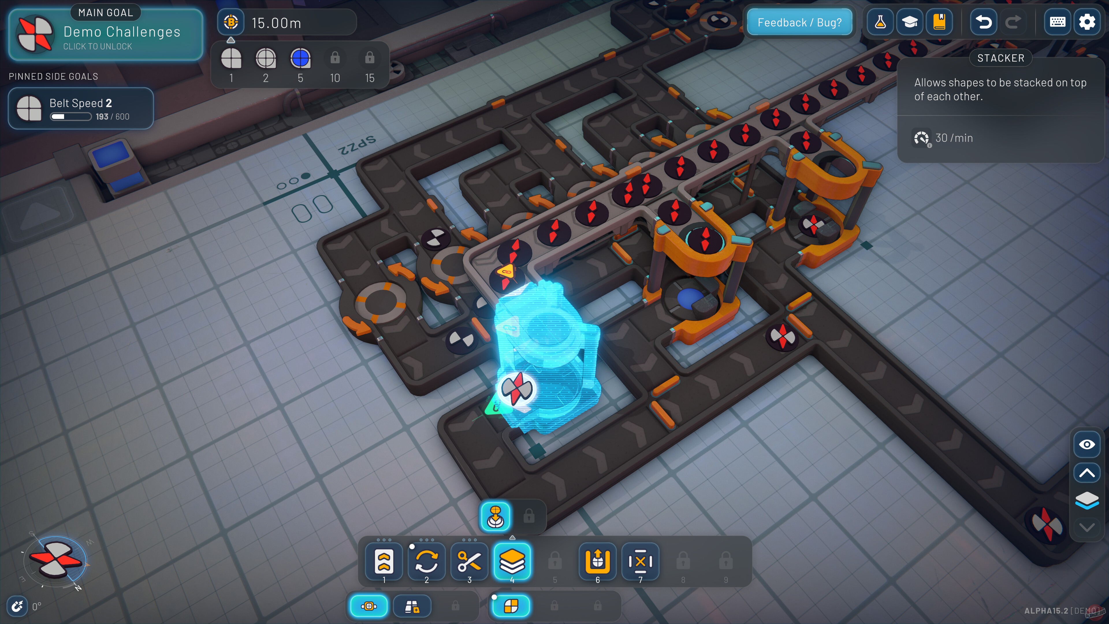 Скриншот из игры shapez 2 - 3