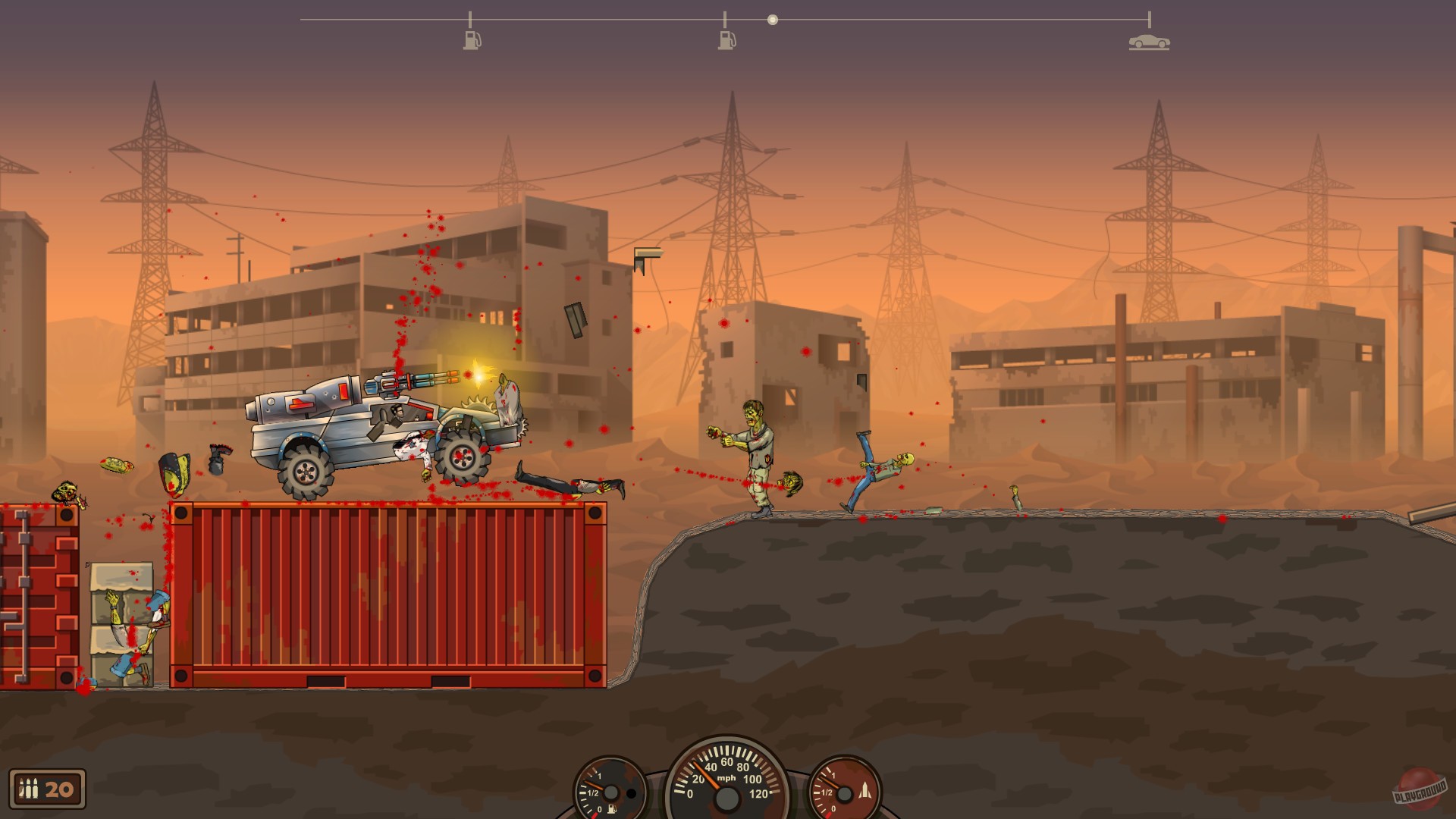 Скриншот из игры Earn to Die 2 - 24