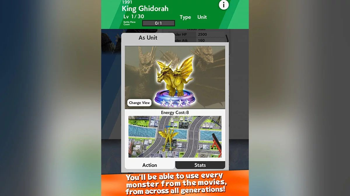 Скриншот из игры Godzilla Battle Line - 6